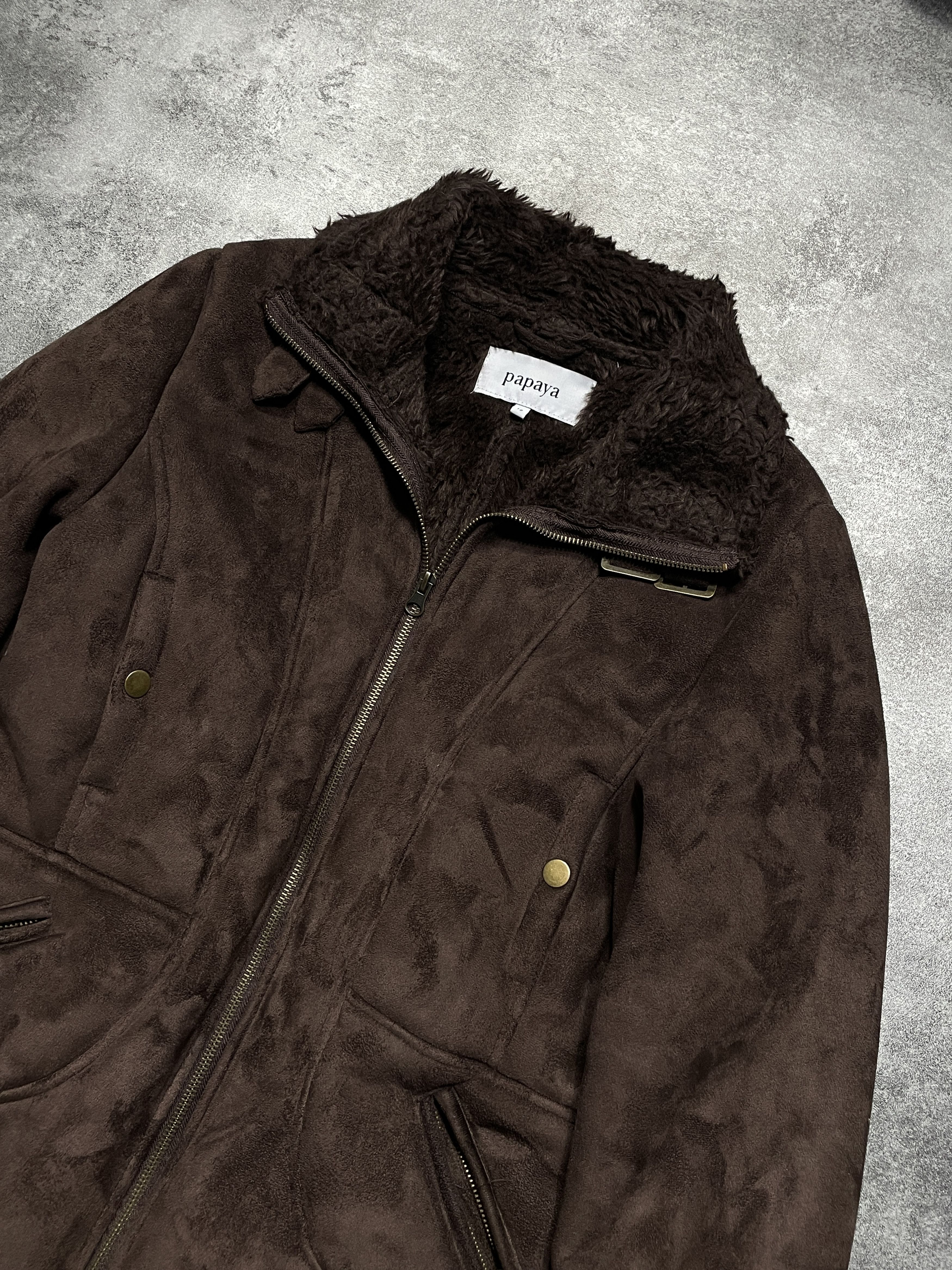 Vintage 🔥Offers🔥Vintage Y2K Avant Garde Premium Jacket Fur Cozy Size M / US 6-8 / IT 42-44 - 2 Thumbnail