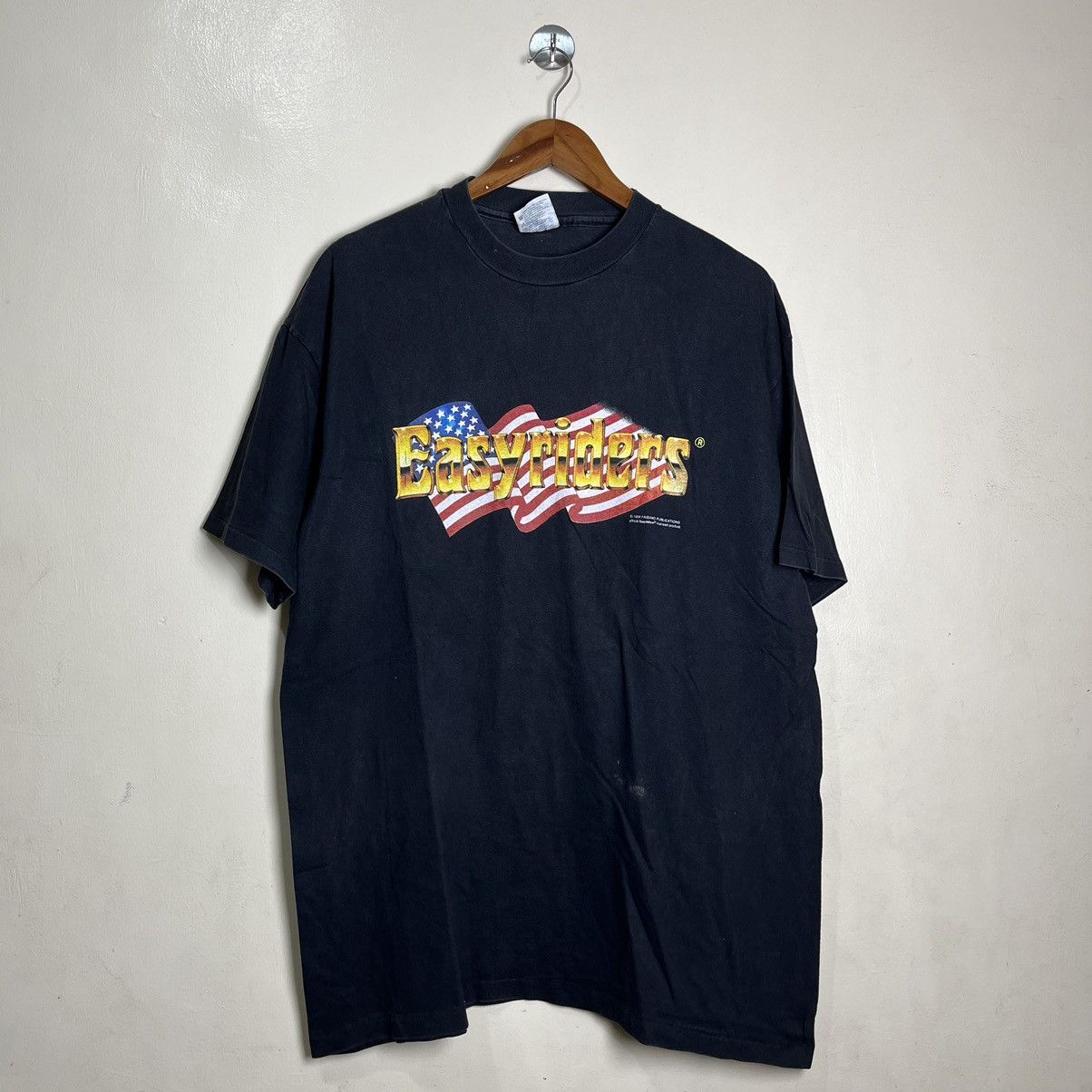 Vintage Vintage 1994 Easyriders Motorcycle Tee Size US XL / EU 56 / 4 - 1 Thumbnail
