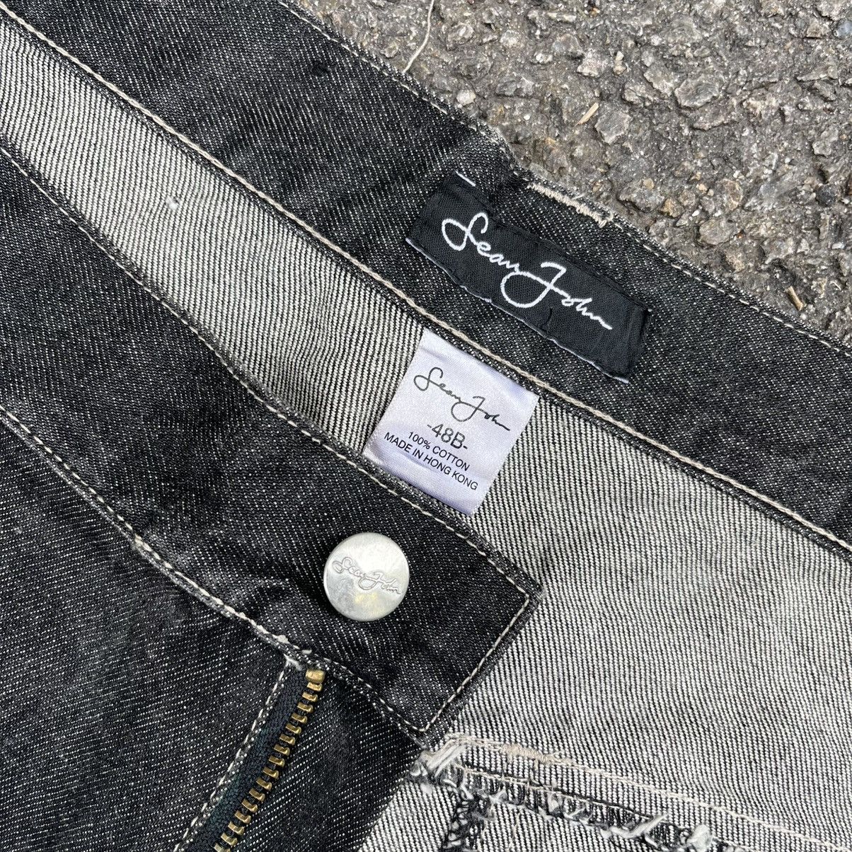 Sean John Size 48 Vintage Y2K Sean John Black Denim Jeans Skater Size US 44 / EU 60 - 7 Thumbnail