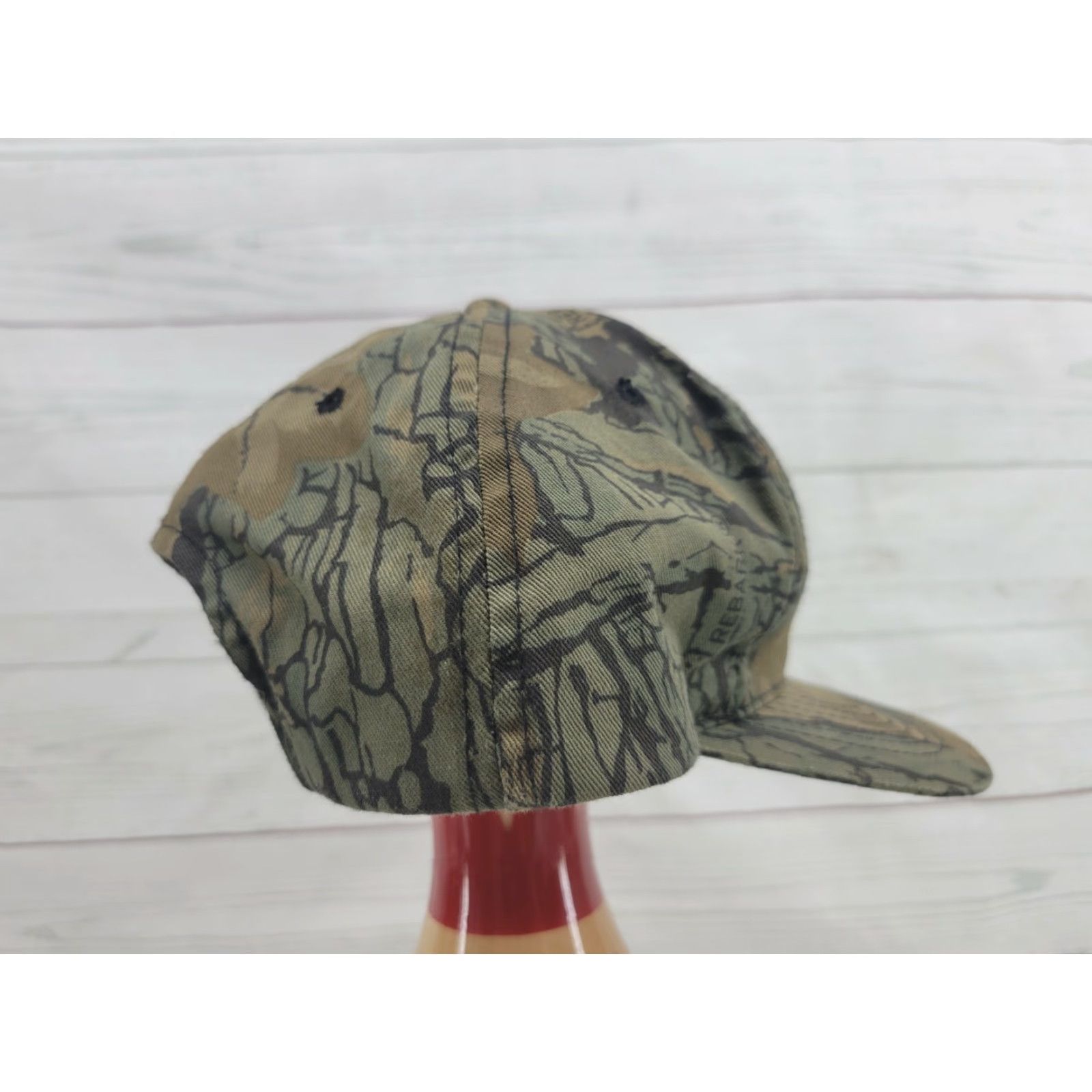 Vintage LUNA Shell Rotella T Camouflage Adjustable Hat Men's Camouflage Baseball Cap Adjustable Cap Size ONE SIZE - 5 Thumbnail