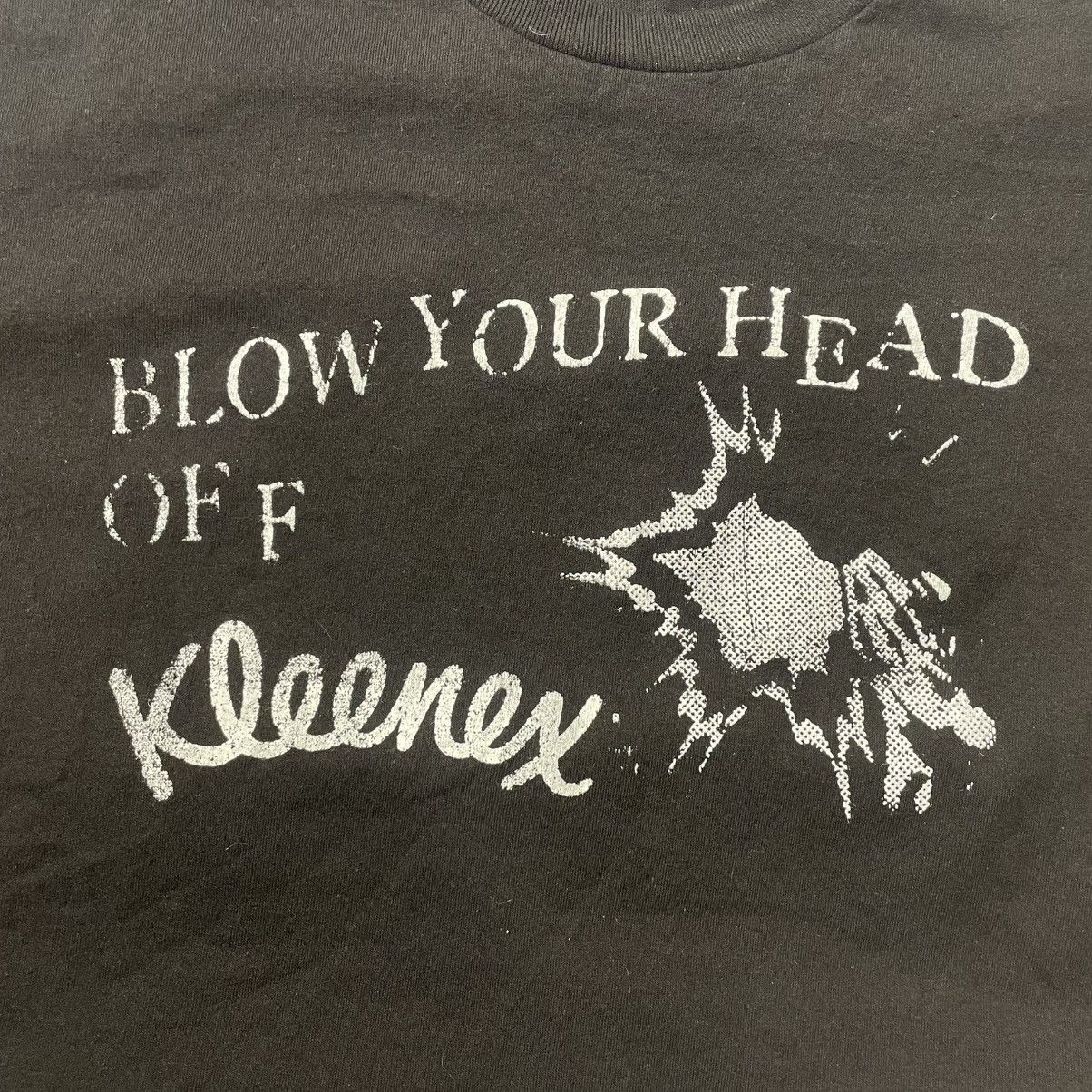Vintage 90s Vintage Kleenex Bootleg Parody Tee Size US L / EU 52-54 / 3 - 3 Thumbnail