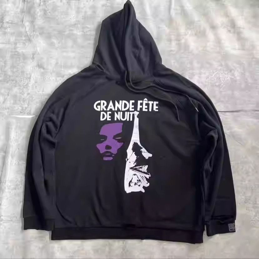 Raf Simons Raf Simons 22aw Destroyed Portrait Hooded Sweatshirt-2505 Size US M / EU 48-50 / 2 - 1 Thumbnail