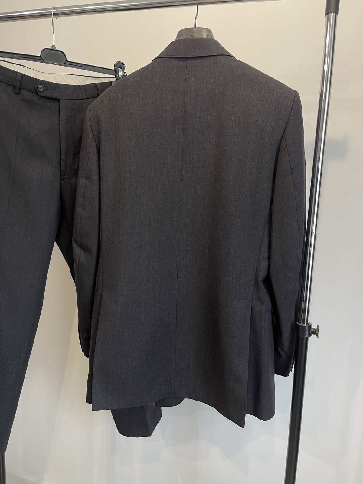 DAKS DAKS London Gray 2-Piece Suit - 100% Pure New Wool Size 38R Size 38R - 4 Thumbnail