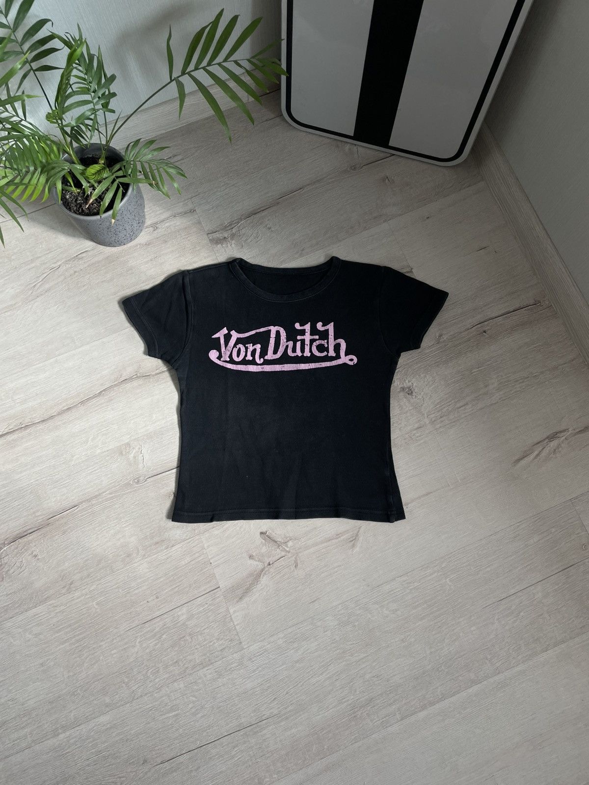 Japanese Brand Vintage Y2k Faded Von Dutch Big Logo Tank Top 00s Tee Size M / US 6-8 / IT 42-44 - 1 Thumbnail