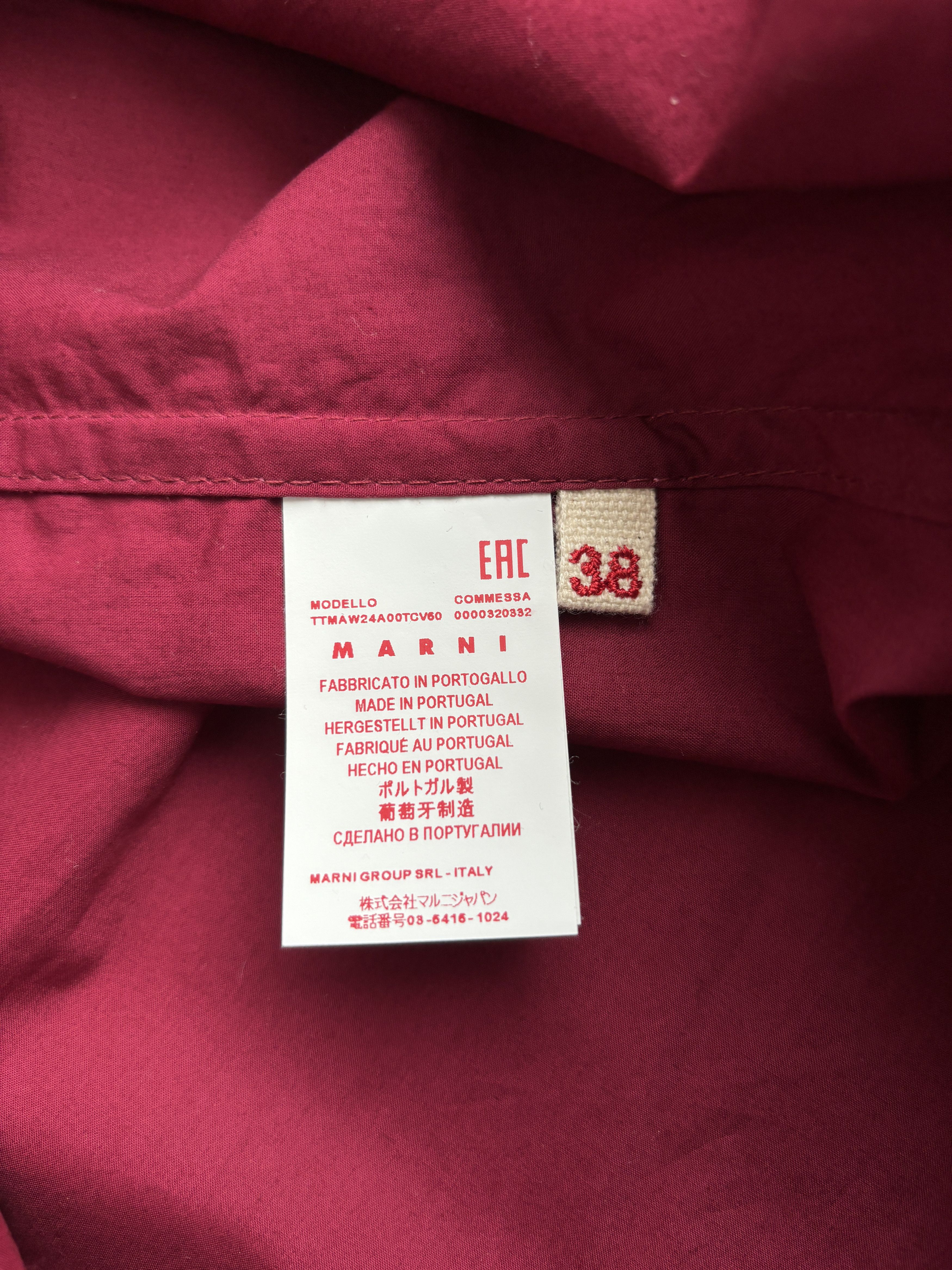 Marni ⚡️QUICK SALE⚡️Marni Red Sleeveless Blouse with Back Opening Size M / US 6-8 / IT 42-44 - 4 Thumbnail