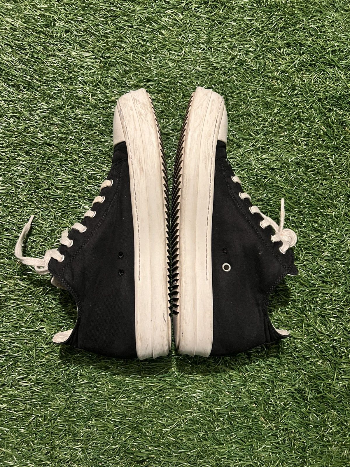 Rick Owens Drkshdw Rick Owens DRKSHDW Ramones Shoes Low Top Sneaker Size US 10 / EU 43 - 4 Thumbnail