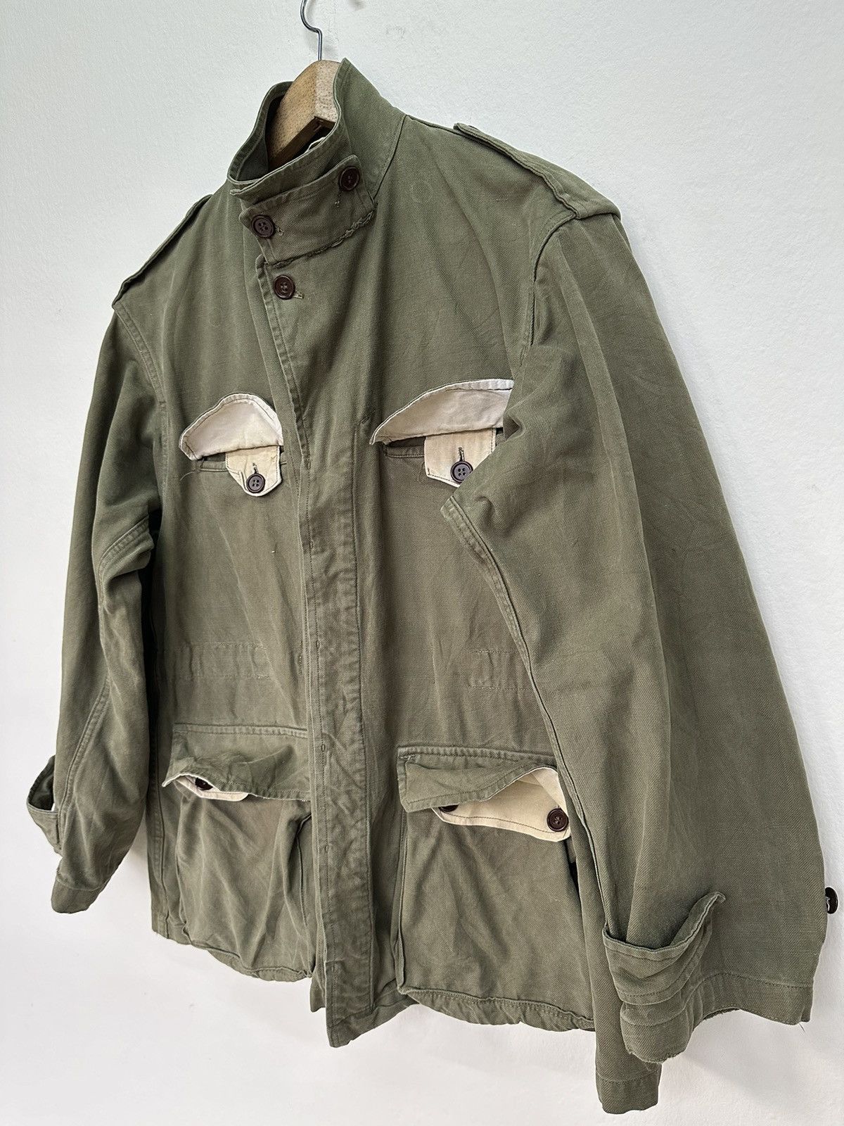 Vintage True Vintage Circa 50s France Armee OG Military Jacket Size US L / EU 52-54 / 3 - 7 Thumbnail