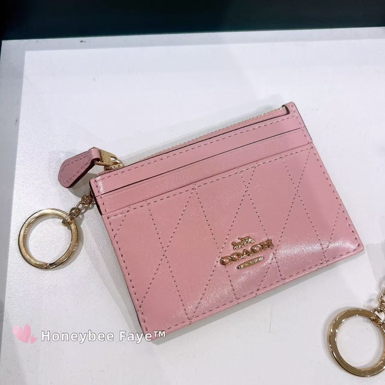 Coach Mini Skinny Id Case With Quilting CEH41 Size ONE SIZE - 3 Thumbnail