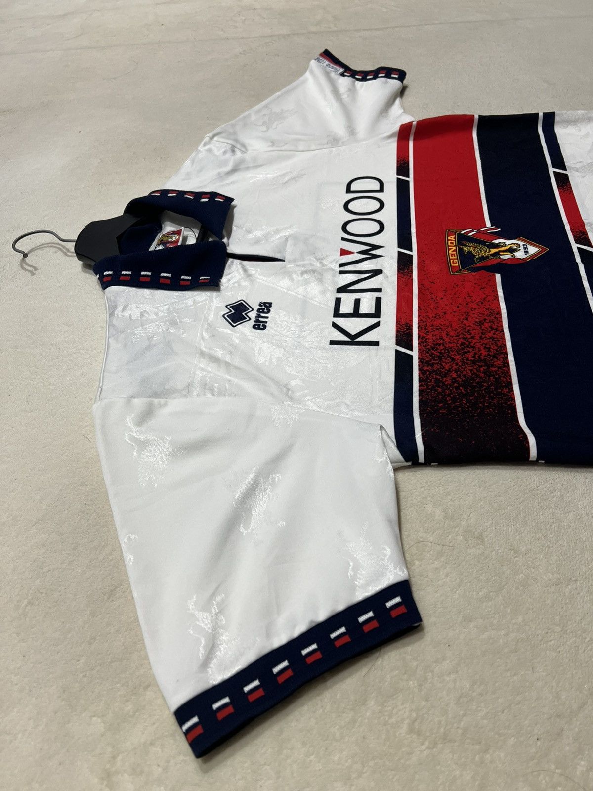 Errea Genoa 1994 Errea Away Jersey #KazuyoshiMiura 7 Size US L / EU 52-54 / 3 - 3 Thumbnail