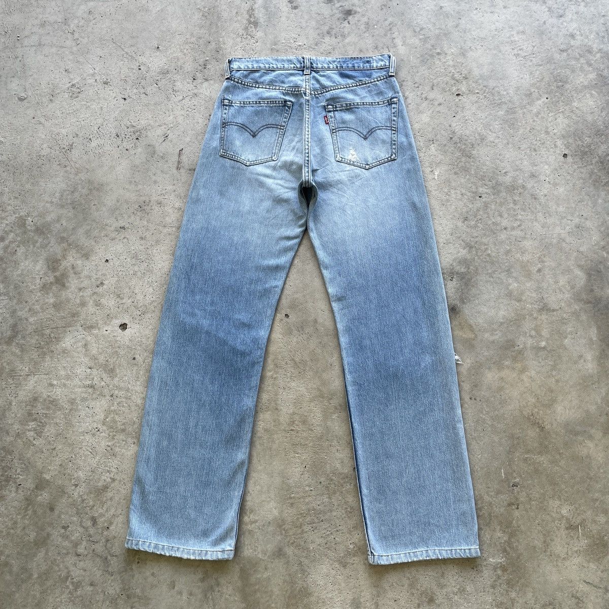 Jean × Levi's × Vintage Vintage Levi’s Distressed Jeans Faded Pants Denim W30x31 Size US 30 / EU 46 - 12 Thumbnail