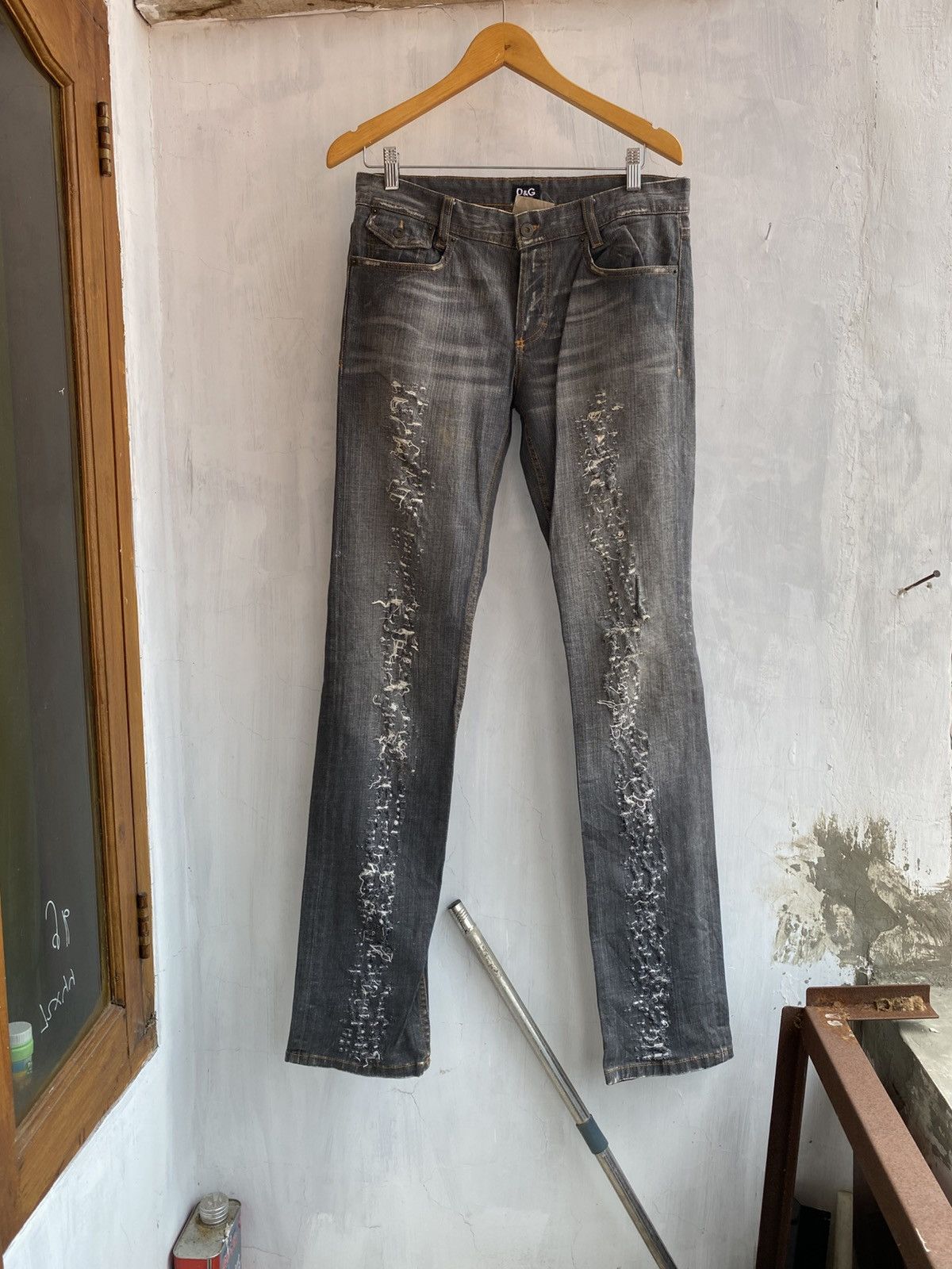 Dolce & Gabbana ripped stitch denim Size US 30 / EU 46 - 1 Thumbnail
