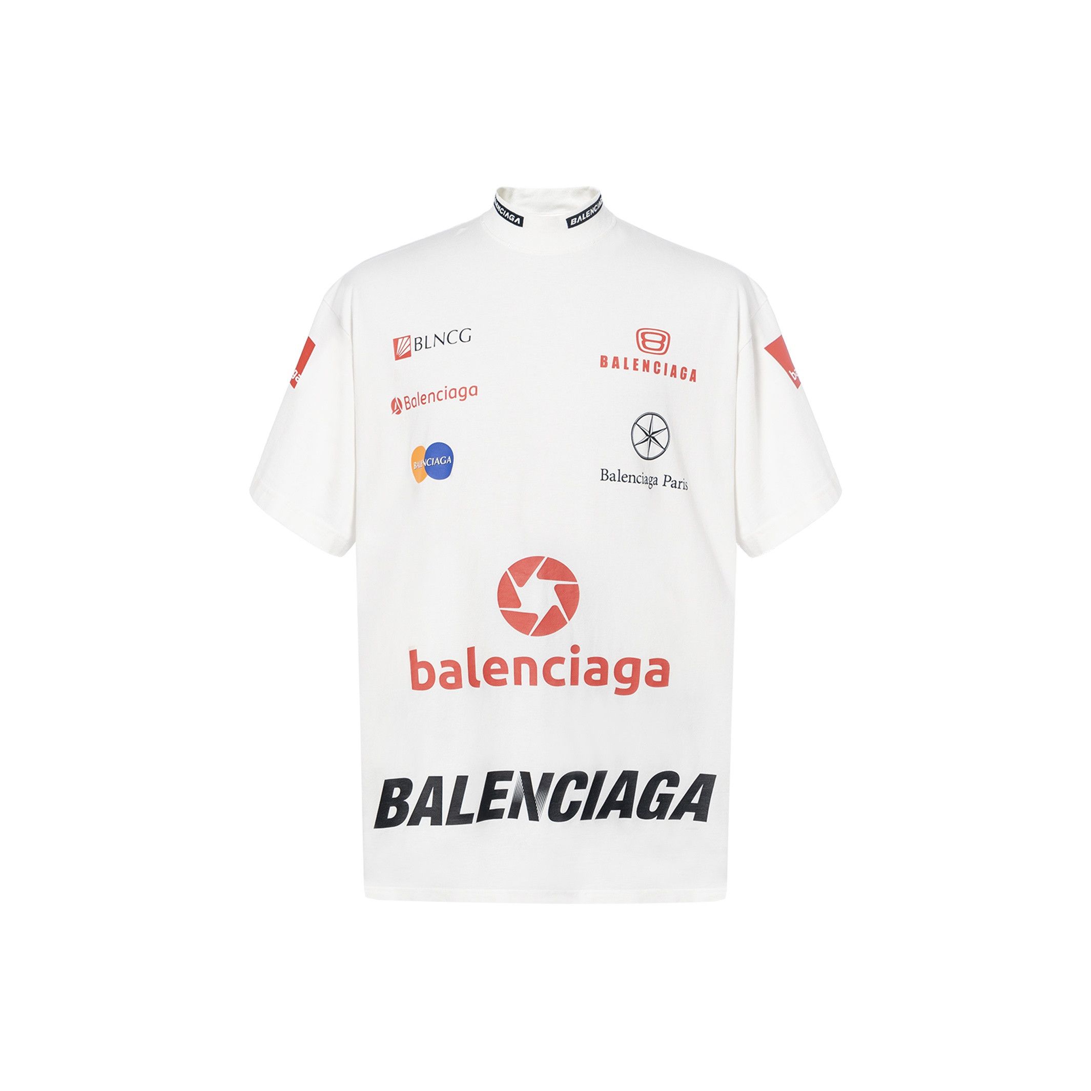 Balenciaga Balenciaga Logo Print Short Sleeve T-Shirt Size M Size US M / EU 48-50 / 2 - 1 Thumbnail