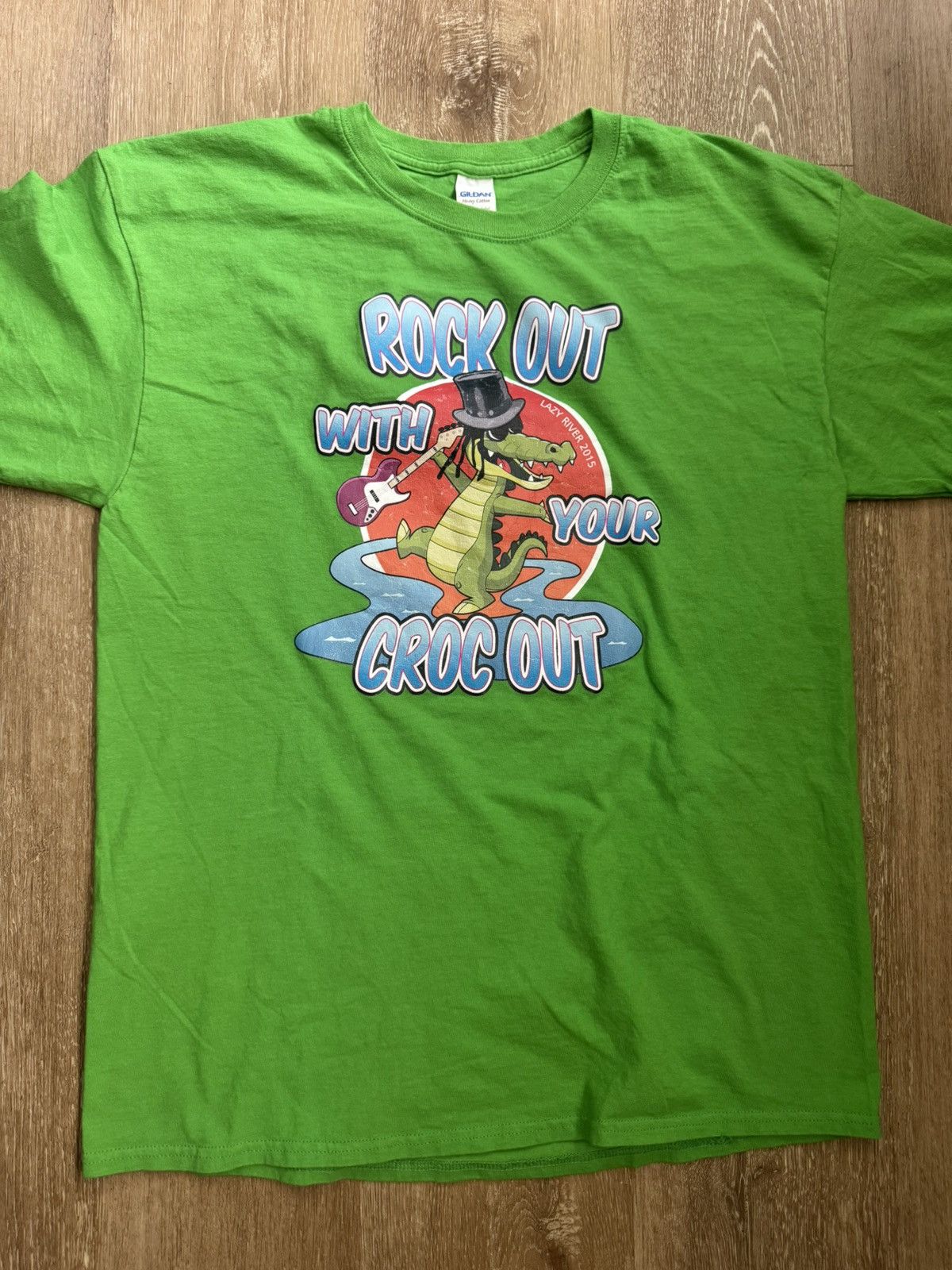 Other × Vintage ‘Rock Out With Your Croc Out’ 2015 Lazy River Comedy Tee Size US L / EU 52-54 / 3 - 3 Thumbnail