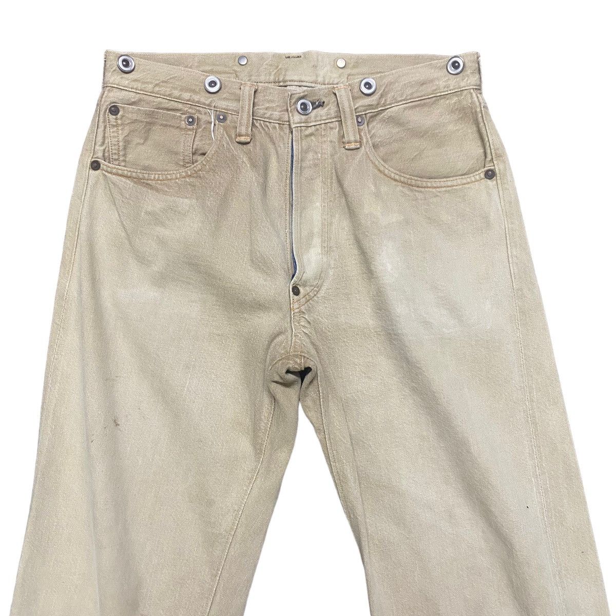 Heller's Cafe × Warehouse Vintage Heller's Cafe Denim Selvedge Jeans buckle Size US 28 / EU 44 - 3 Thumbnail