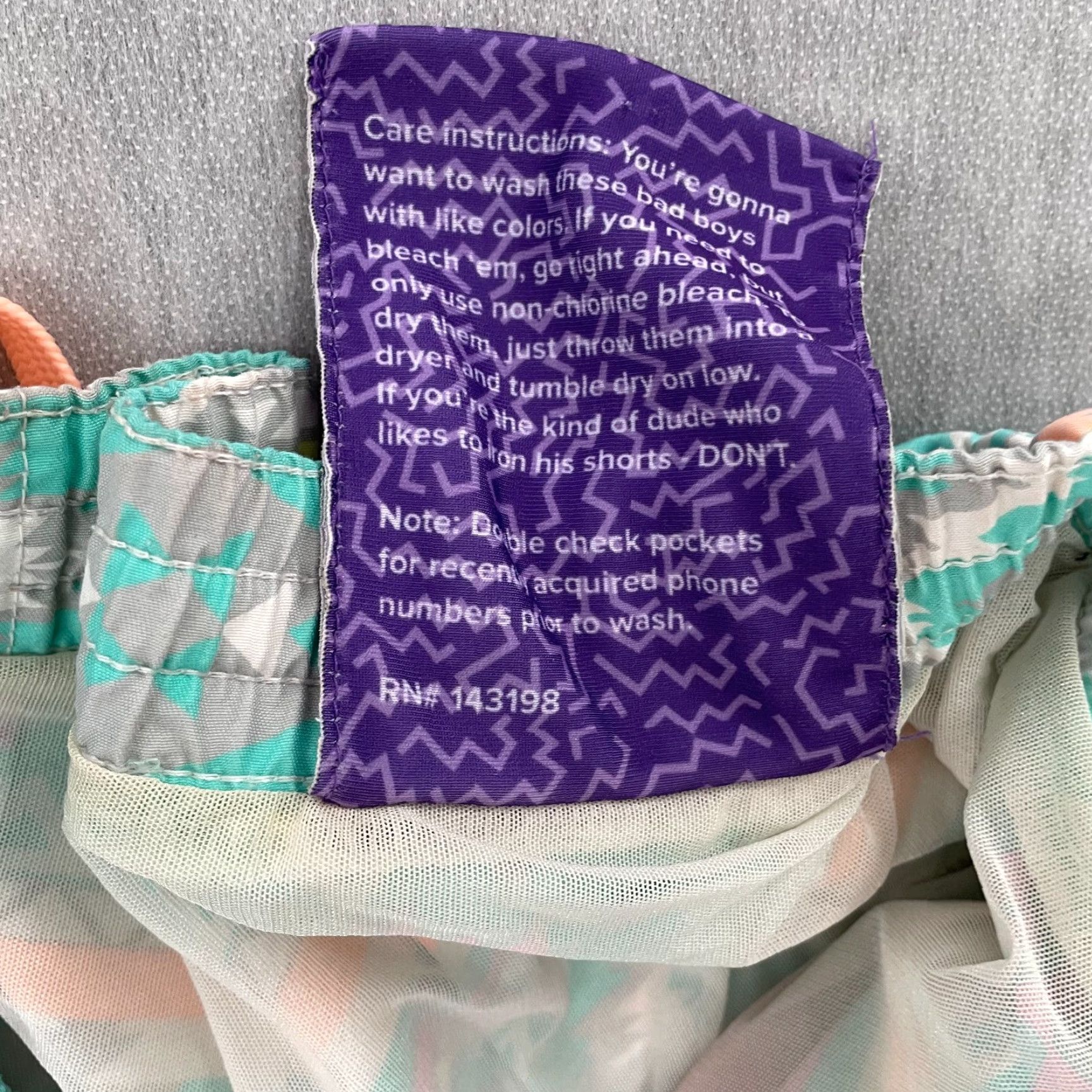 Chubbies Chubbies Shorts Adult Large Colorful Swim Trunks Board Lined Pockets Mens L Size US 33 - 7 Thumbnail