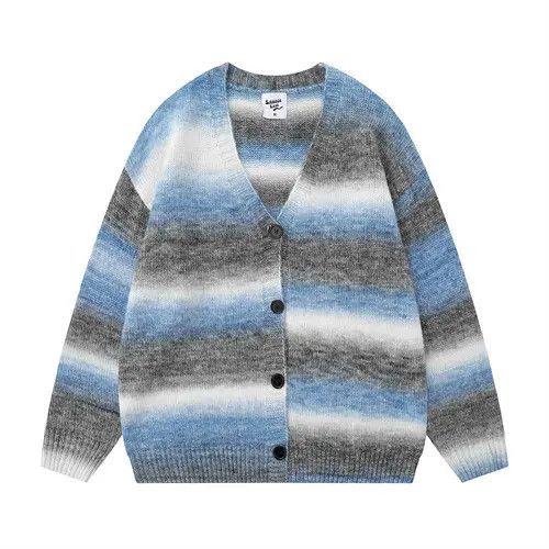 Designer × Japanese Brand striped cardigan sweater Size S / US 4 / IT 40 - 3 Thumbnail