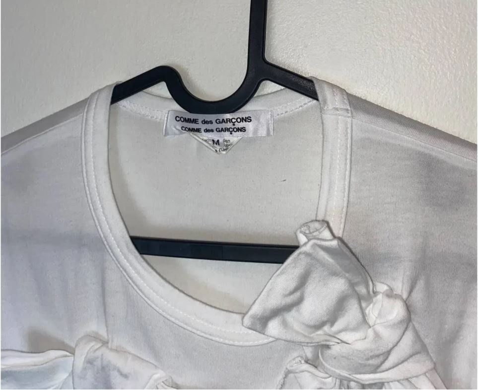 Comme des Garcons WMNS Comme des Garcons AW2013 Frolar White T shirt Size M / US 6-8 / IT 42-44 - 3 Thumbnail