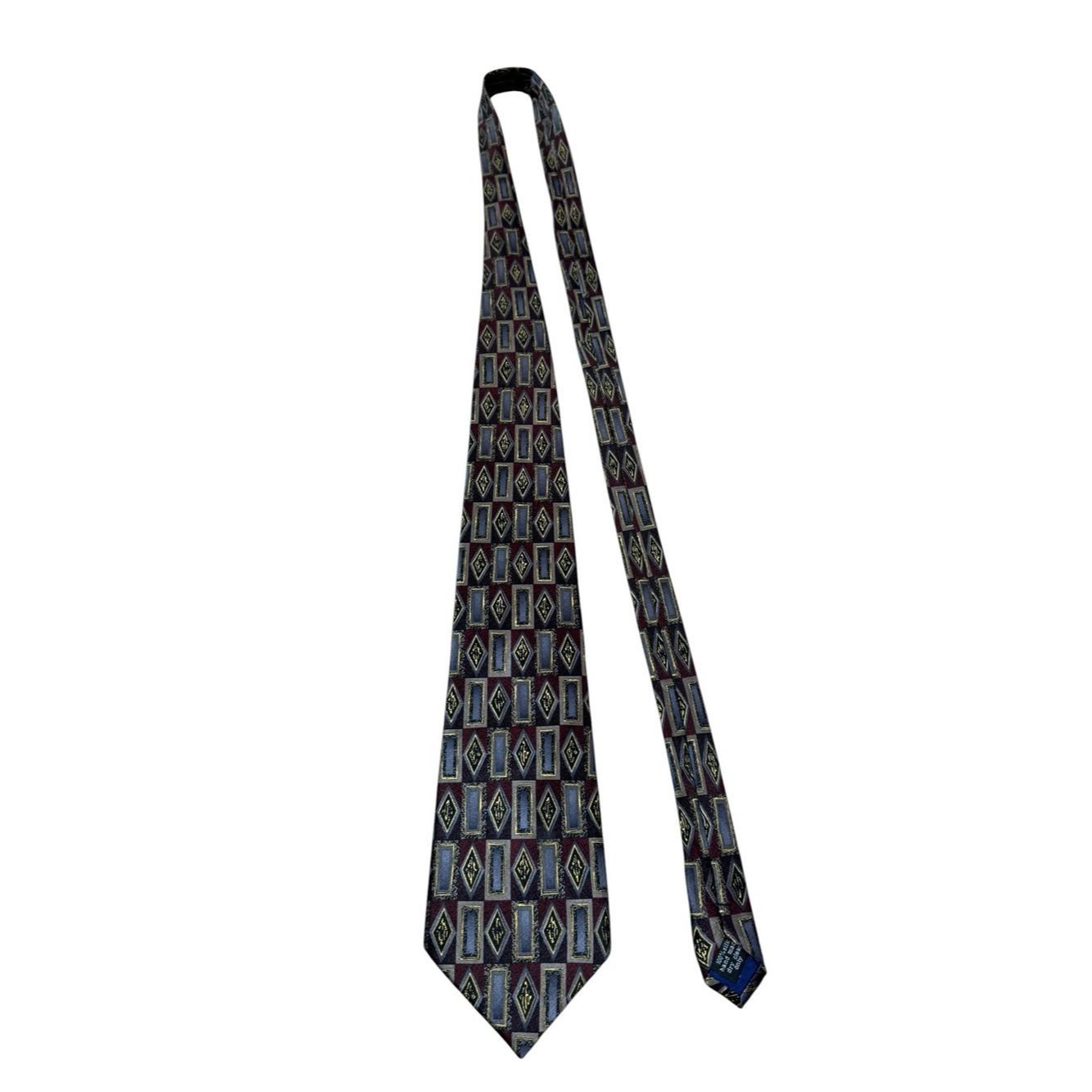 Other Cocktail Colors Abstract Print Silk Tie Size ONE SIZE - 2 Thumbnail