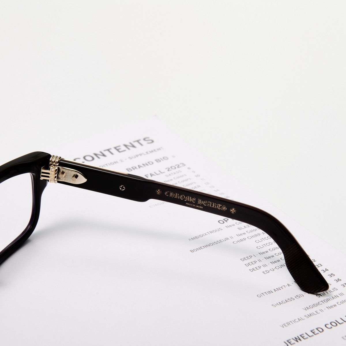 Chrome Hearts CHROME HEARTS 2 THICK CLASSIC BROWN GLASSES Size ONE SIZE - 4 Thumbnail