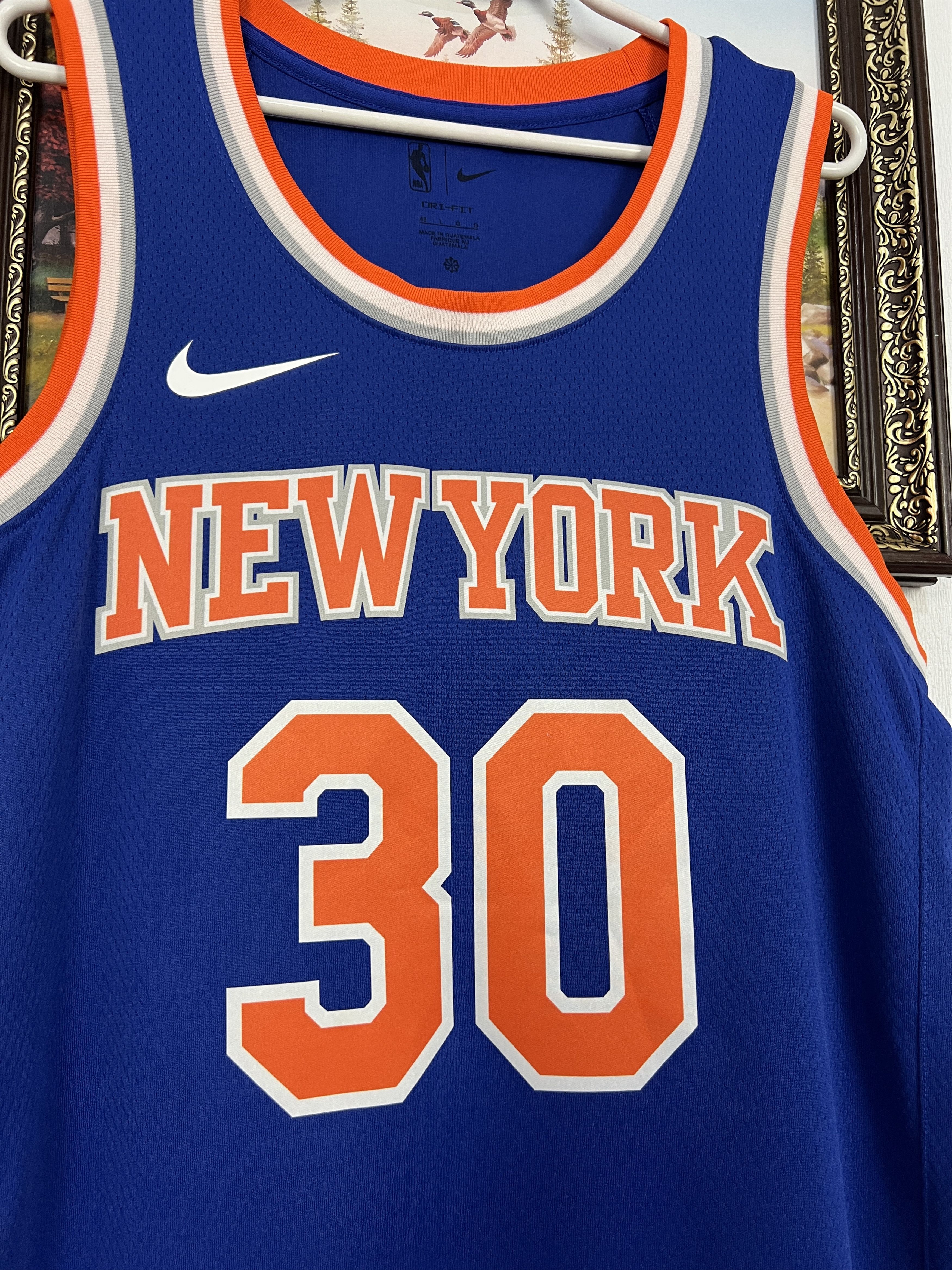 Nike Nike New York Knicks #30 Randle Jersey NBA Trikot Shirt Rare Size US L / EU 52-54 / 3 - 3 Thumbnail
