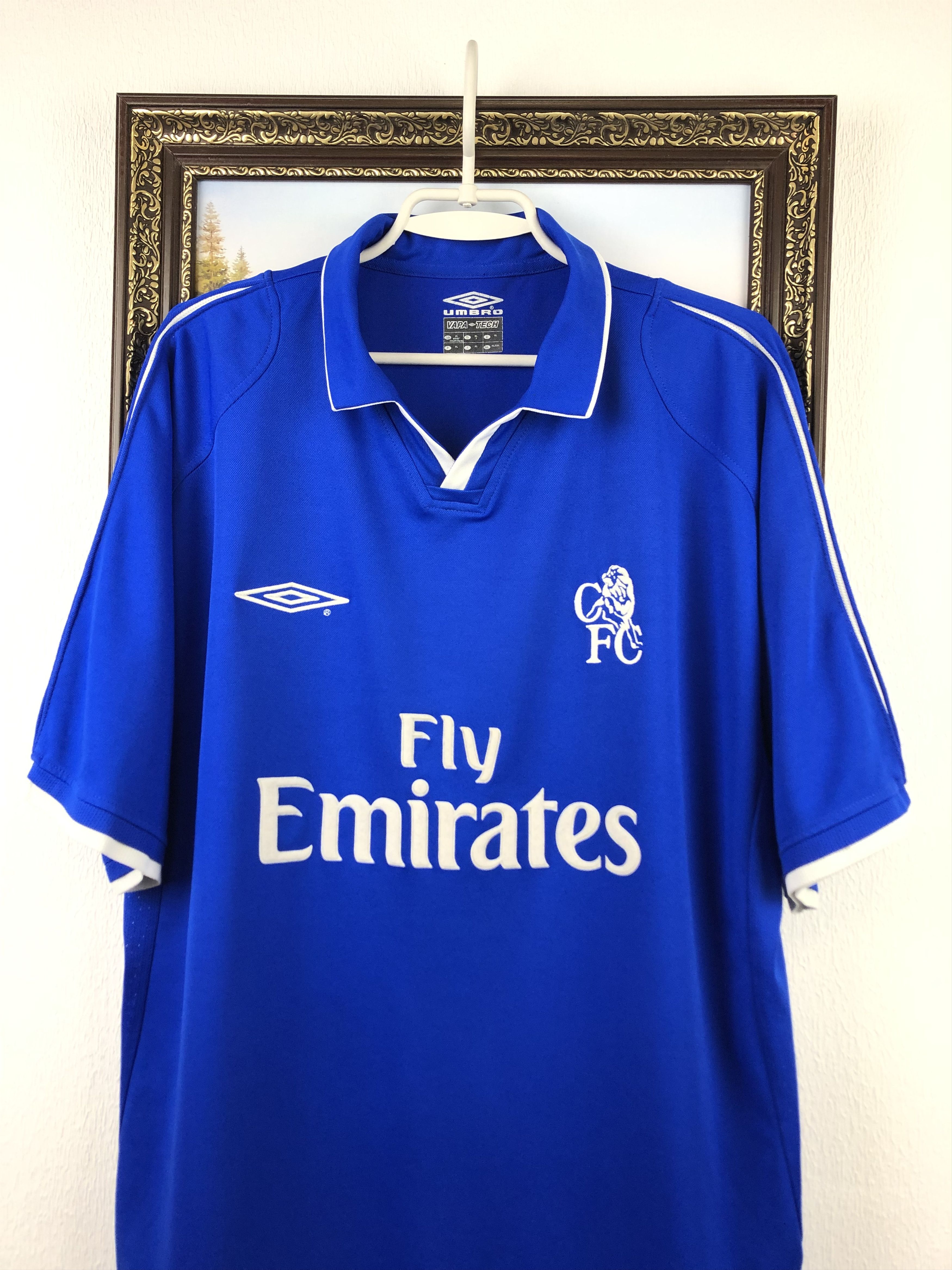 Vintage Chelsea Home football shirt 2001 Soccer Jersey Rare Umbro Size US XL / EU 56 / 4 - 2 Thumbnail