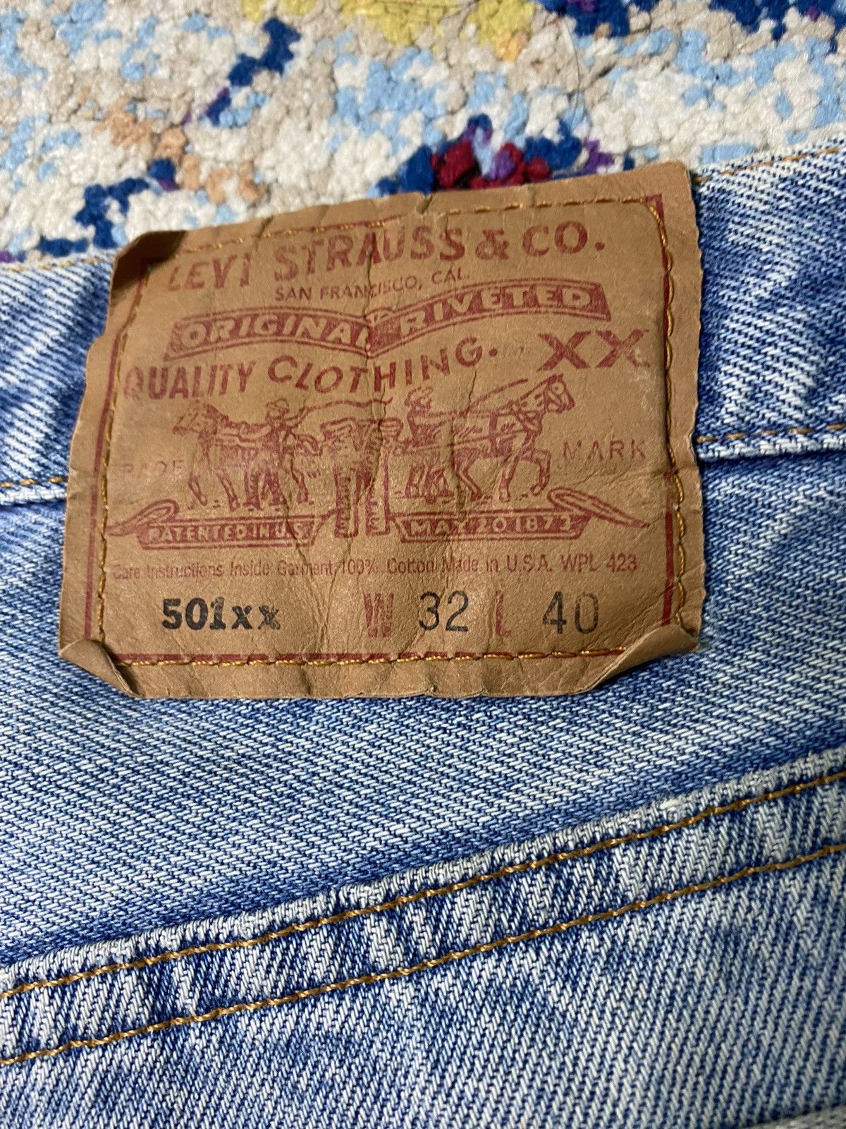 Levi's × Vintage 1994 Cut 501xx Levis Made in USA Button Fly Jeans W30 Size US 30 / EU 46 - 4 Thumbnail