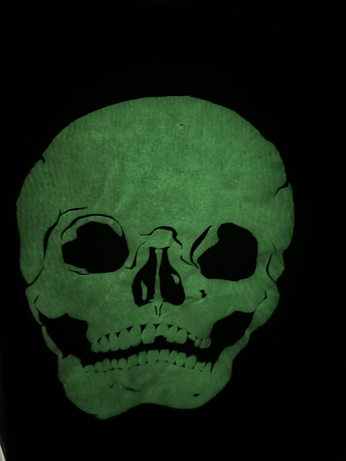 Vintage *RARE* 1990s VINTAGE FADED RATLE MY BONES SKULL GLOW DARK Size US XL / EU 56 / 4 - 13 Thumbnail
