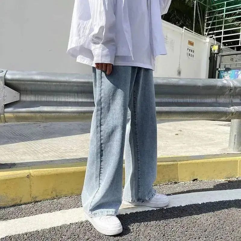 Japanese Brand Loose solid color retro jeans Size US 32 / EU 48 - 1 Thumbnail