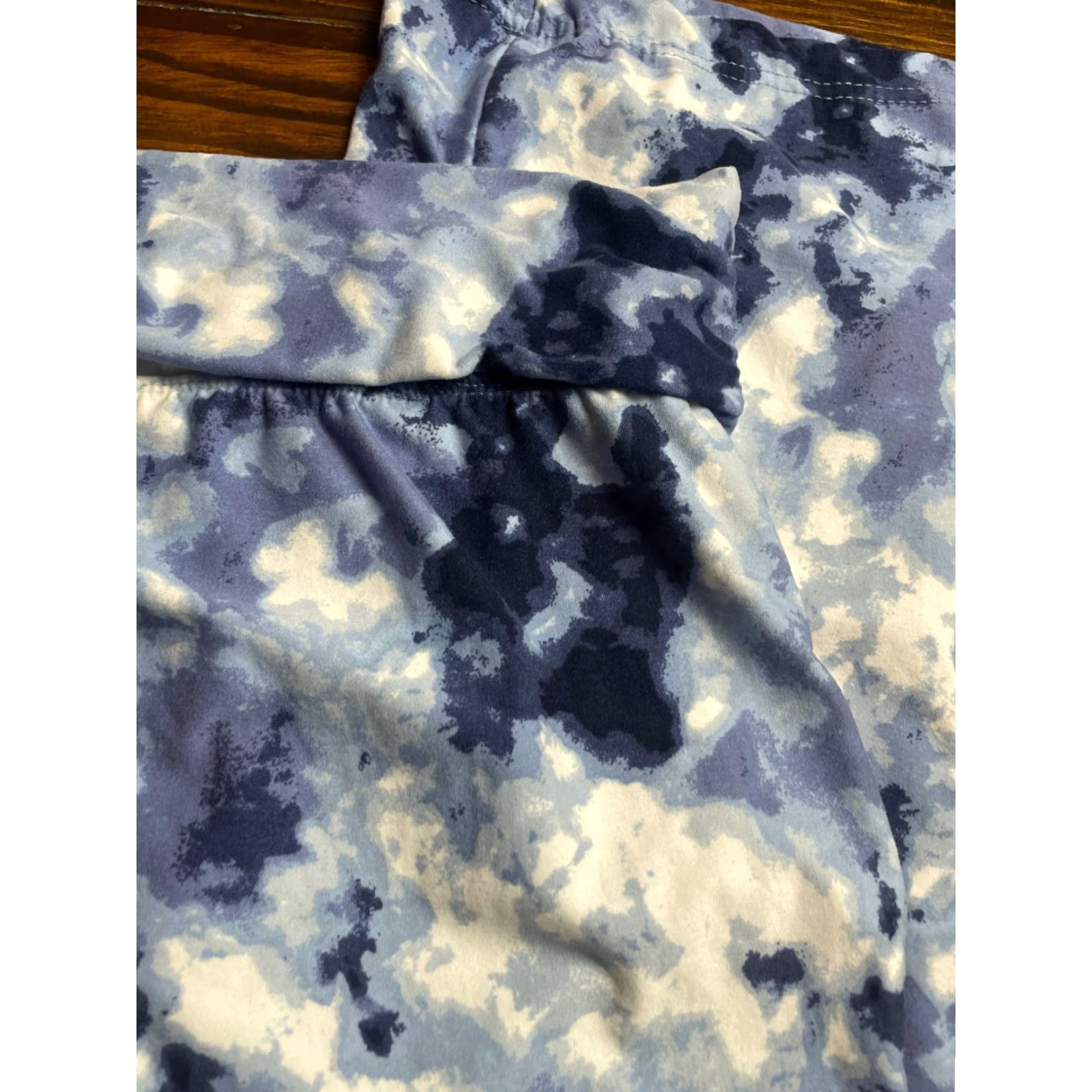 Vintage Bobbie Brooks Pants Woman Plus Size 1X Blue White Lounge Pants Size 40" / US 18 - 4 Thumbnail