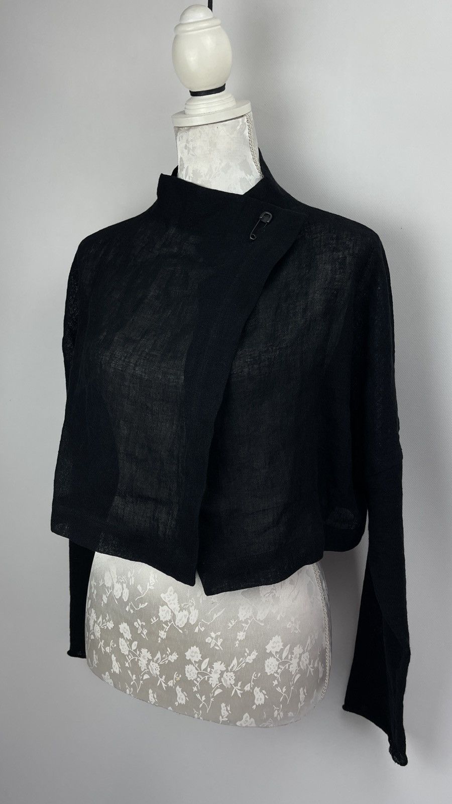 Designer × Japanese Brand Crea Concept Linen Top Blouse Size M / US 6-8 / IT 42-44 - 3 Thumbnail