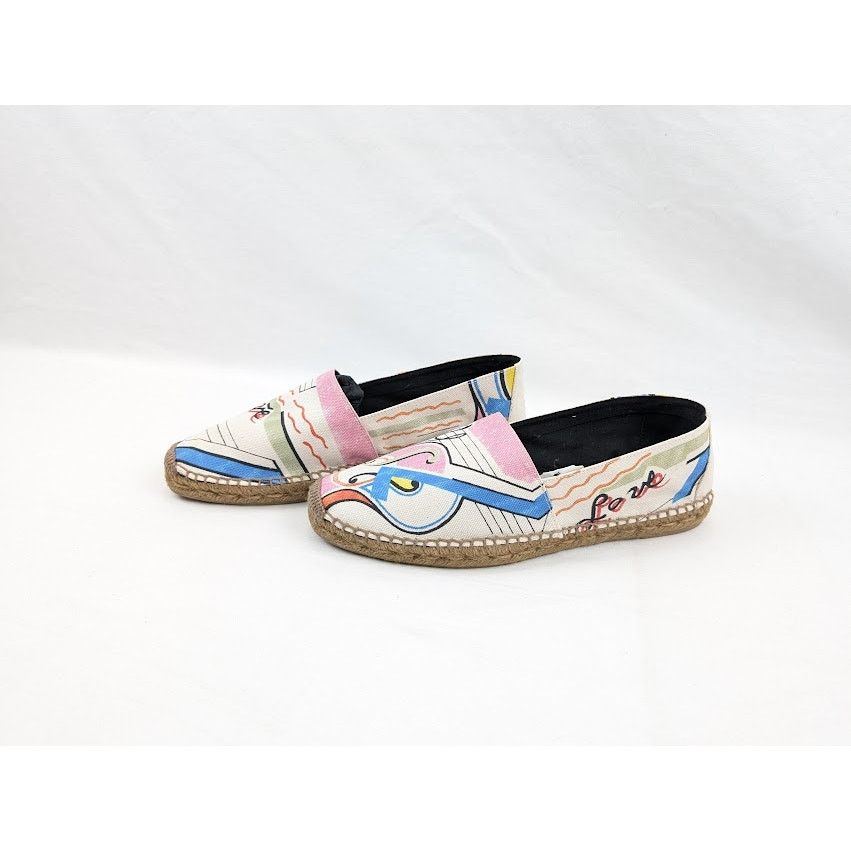 Saint Laurent Paris o1rshd1 Stampa YSL Violon Shoes in Multicolor Size US 11 / EU 44 - 15 Thumbnail