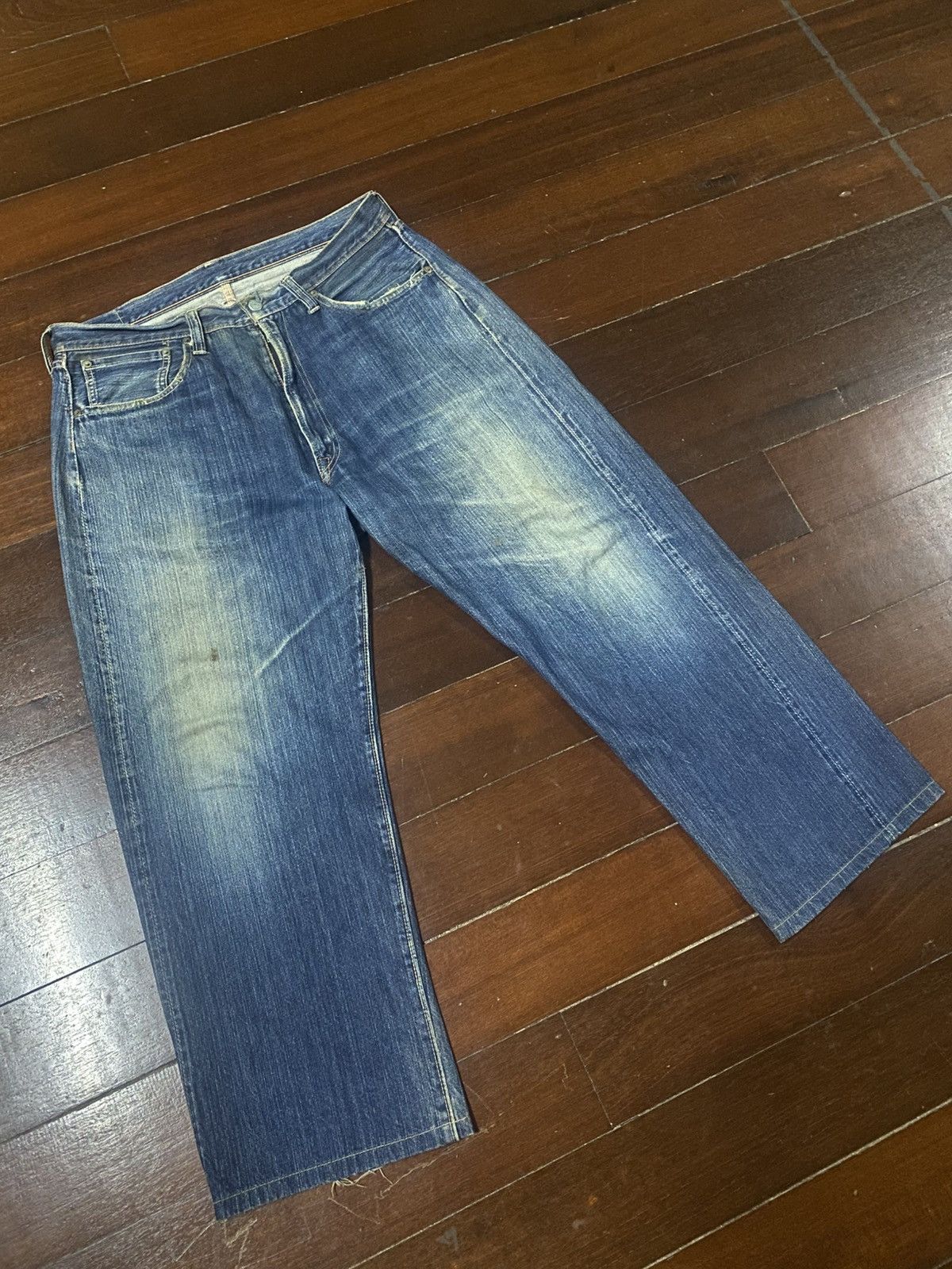 Warehouse & Co. Vintage 40s world war II inspired JOE McCOY 901 Z Selvedge Size US 36 / EU 52 - 2 Thumbnail