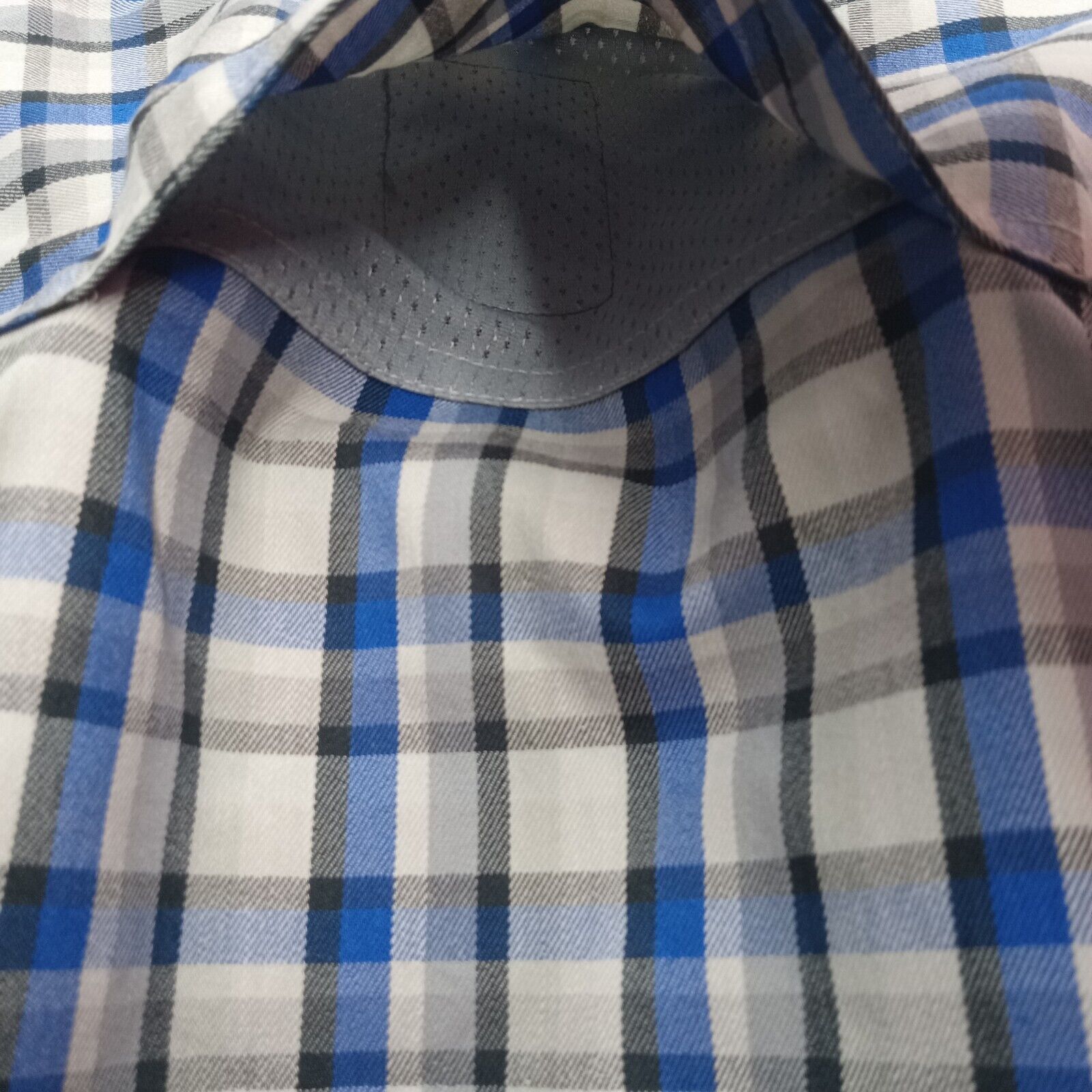 Wrangler Wrangler Utility Shirt Men's XL Blue Gray Plaid Regular Fit Size US XL / EU 56 / 4 - 9 Thumbnail