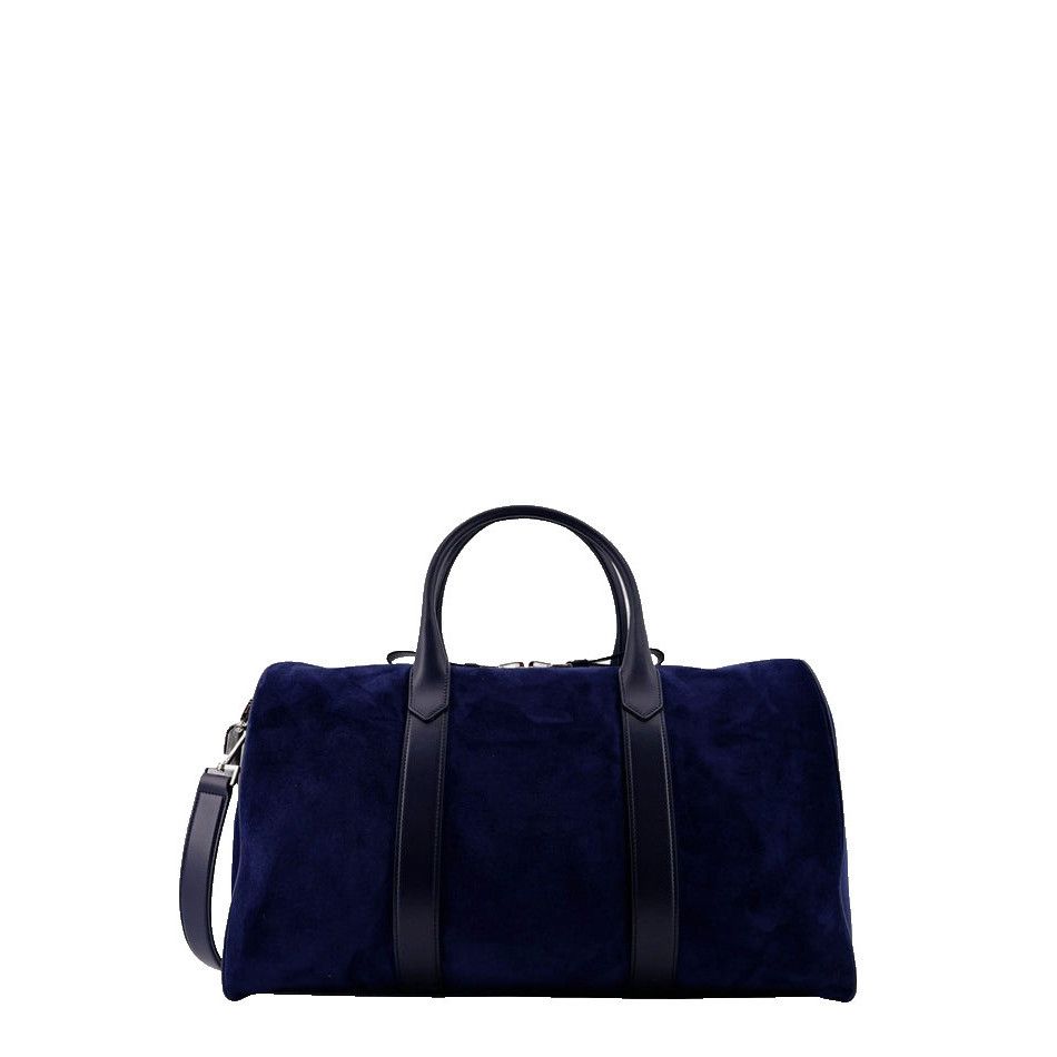 Tom Ford TOM FORD Blue Suede Duffle Bag New And Authentic Size ONE SIZE - 1 Thumbnail