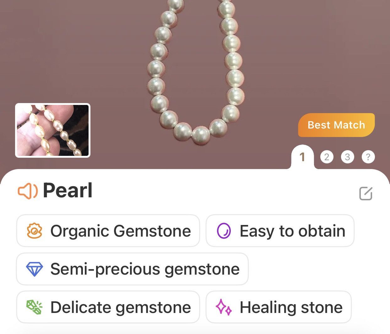 Handmade Handcrafted elegant genuine fresh water pearl necklace Size ONE SIZE - 7 Thumbnail