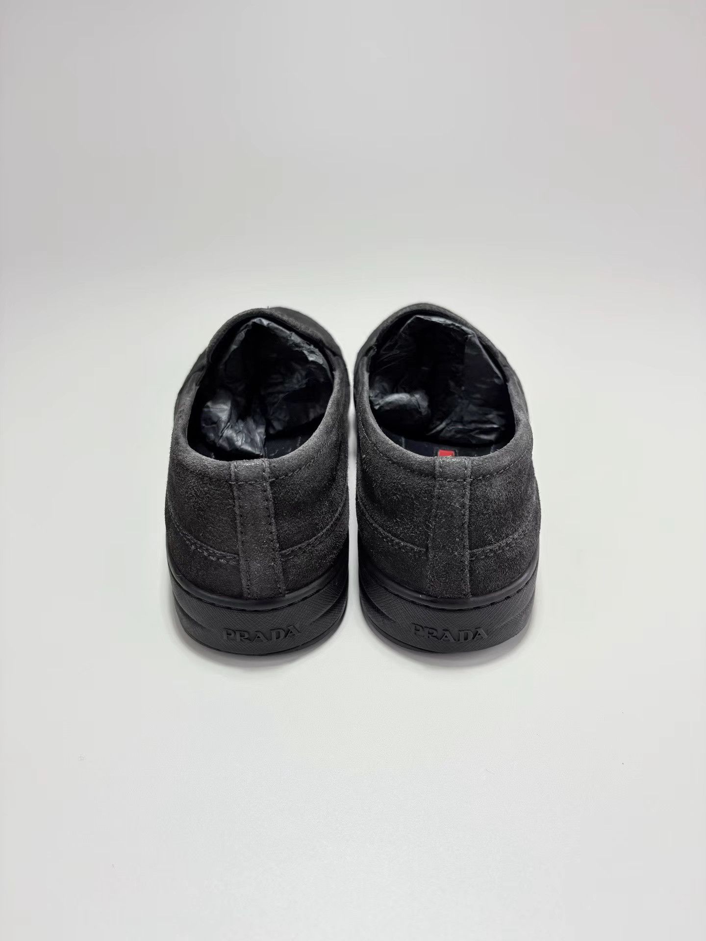 Prada PRADA Suede Slip-On Low-Top Sneakers K1 Size US 5.5 / IT 35.5 - 3 Thumbnail