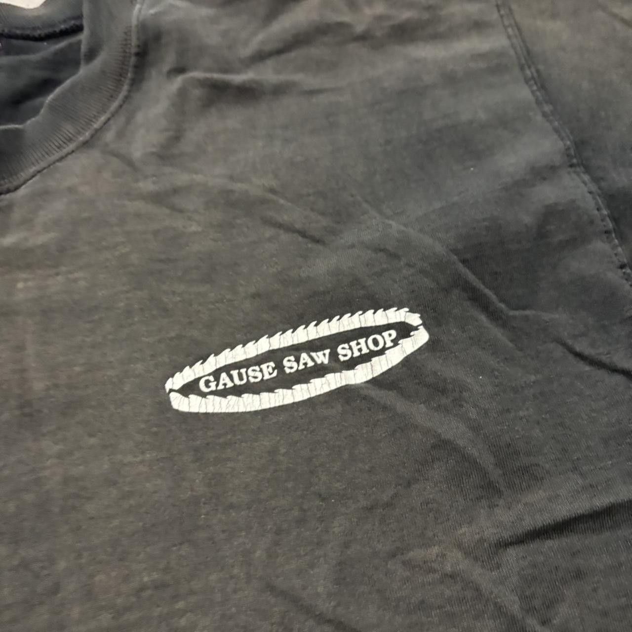 Japanese Brand × Vintage Crazy Vintage 90s Faded Black Streetwear Style Essential Tee! Size US L / EU 52-54 / 3 - 3 Thumbnail