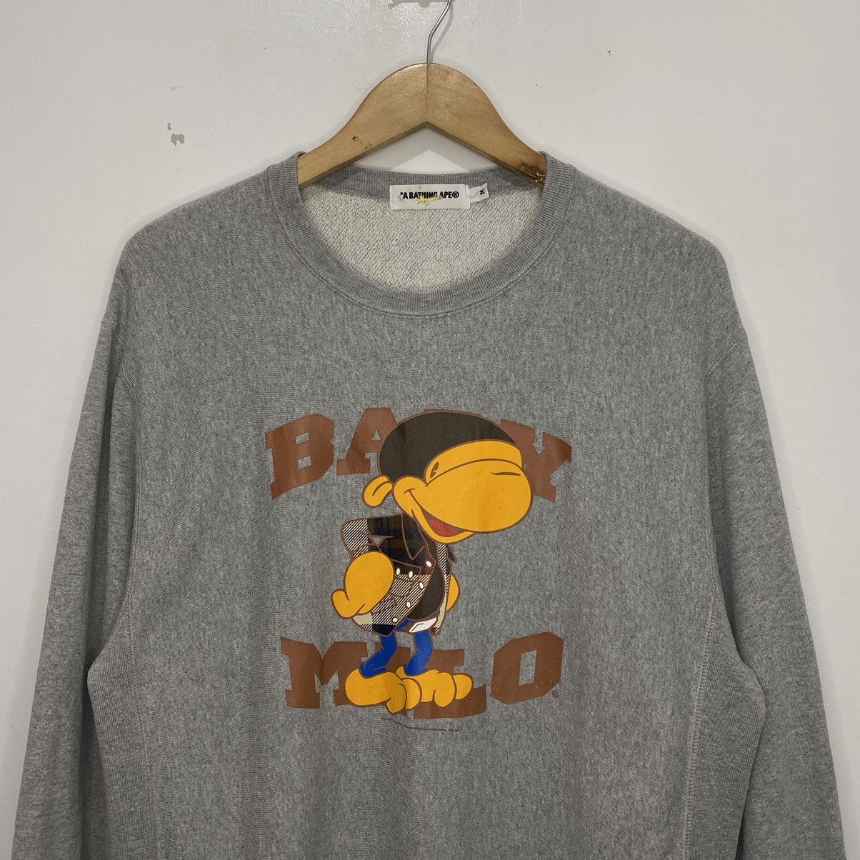 Bape Baby Milo Crewneck Size US M / EU 48-50 / 2 - 3 Thumbnail