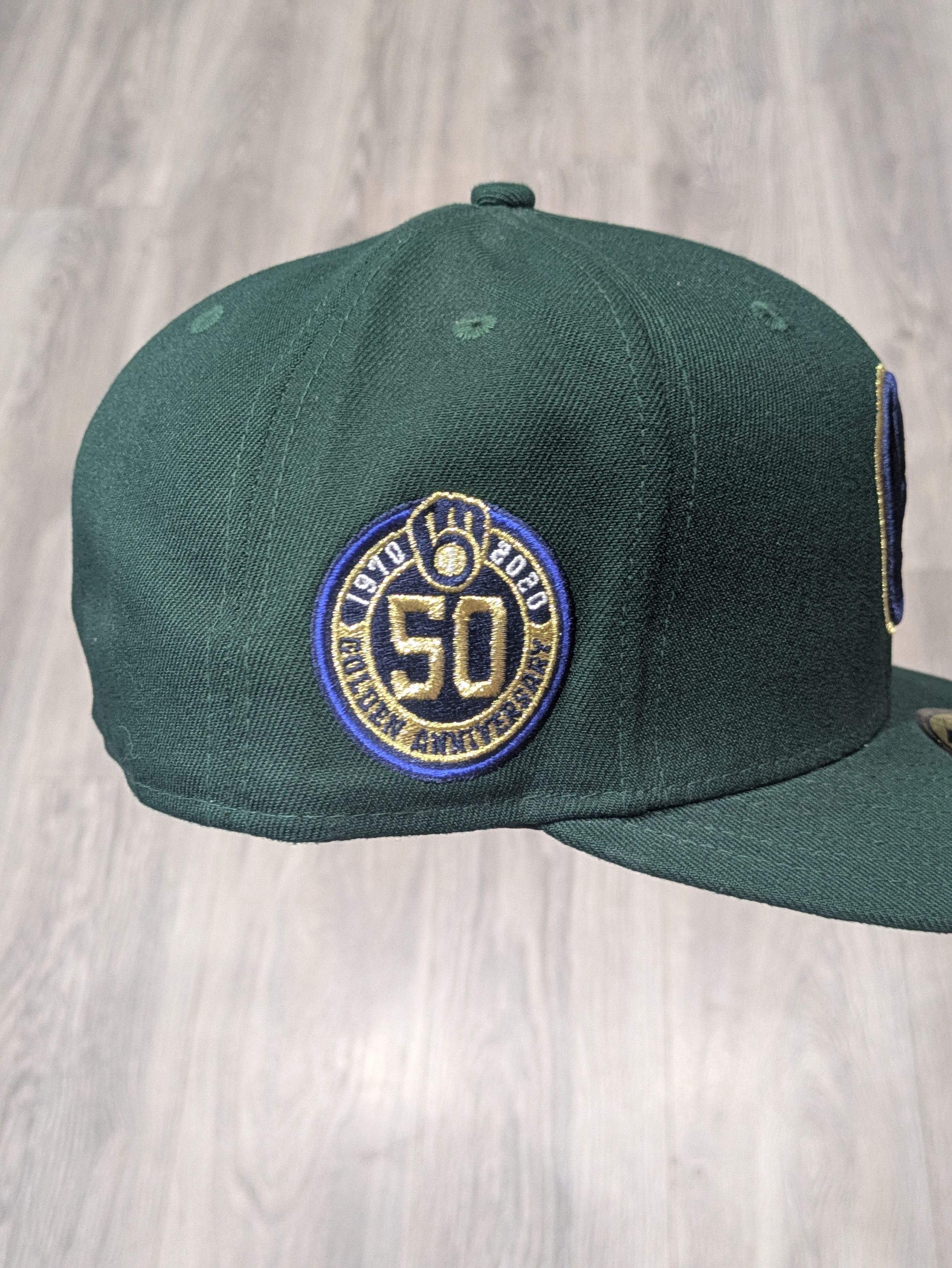 Hat Club New Era 59fifty Milwaukee Brewers 7 5/8 Green icy noho Size ONE SIZE - 2 Thumbnail
