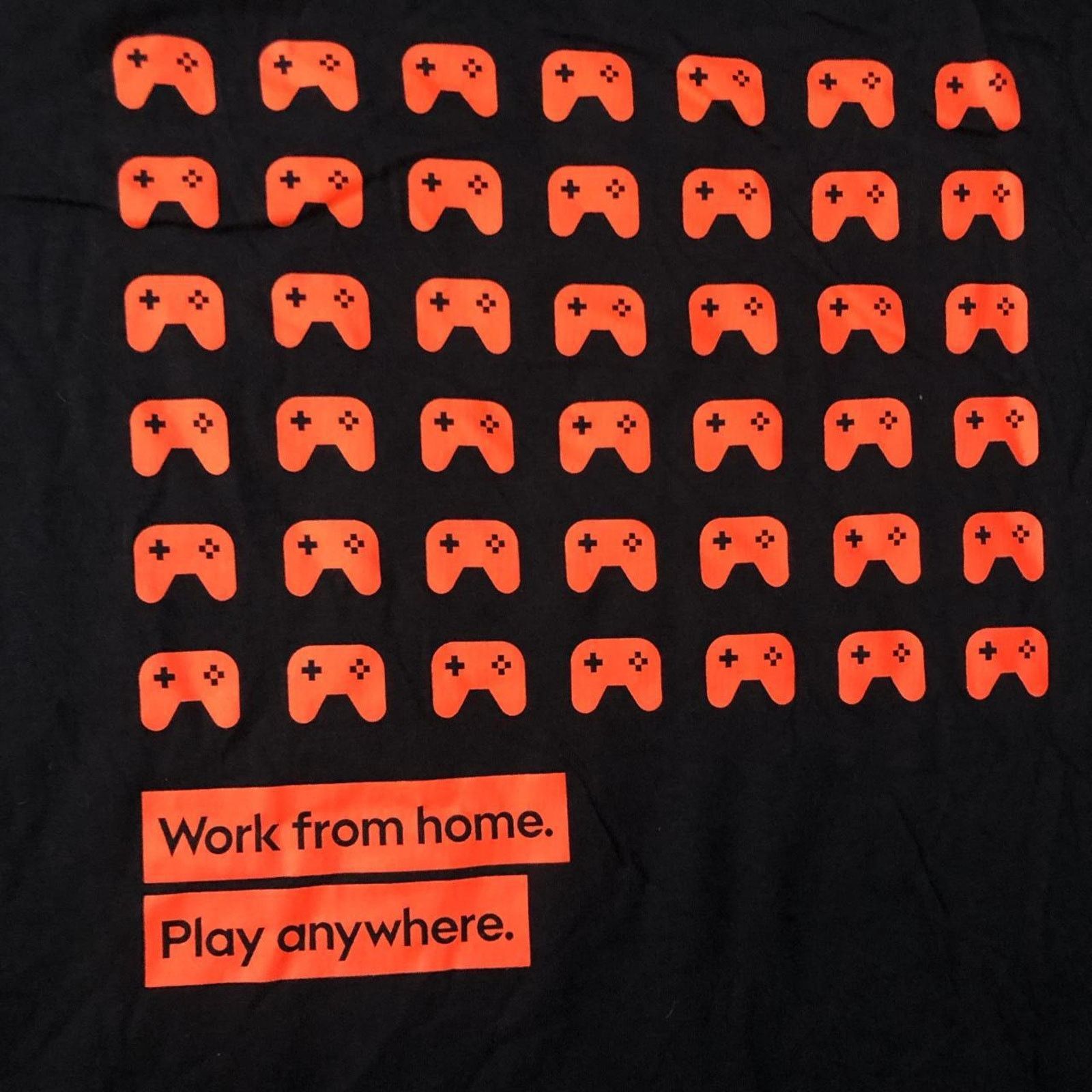 Other Black ‘Work from Home. Play Anywhere.’ Gaming Graphic Tee Size US L / EU 52-54 / 3 - 3 Thumbnail