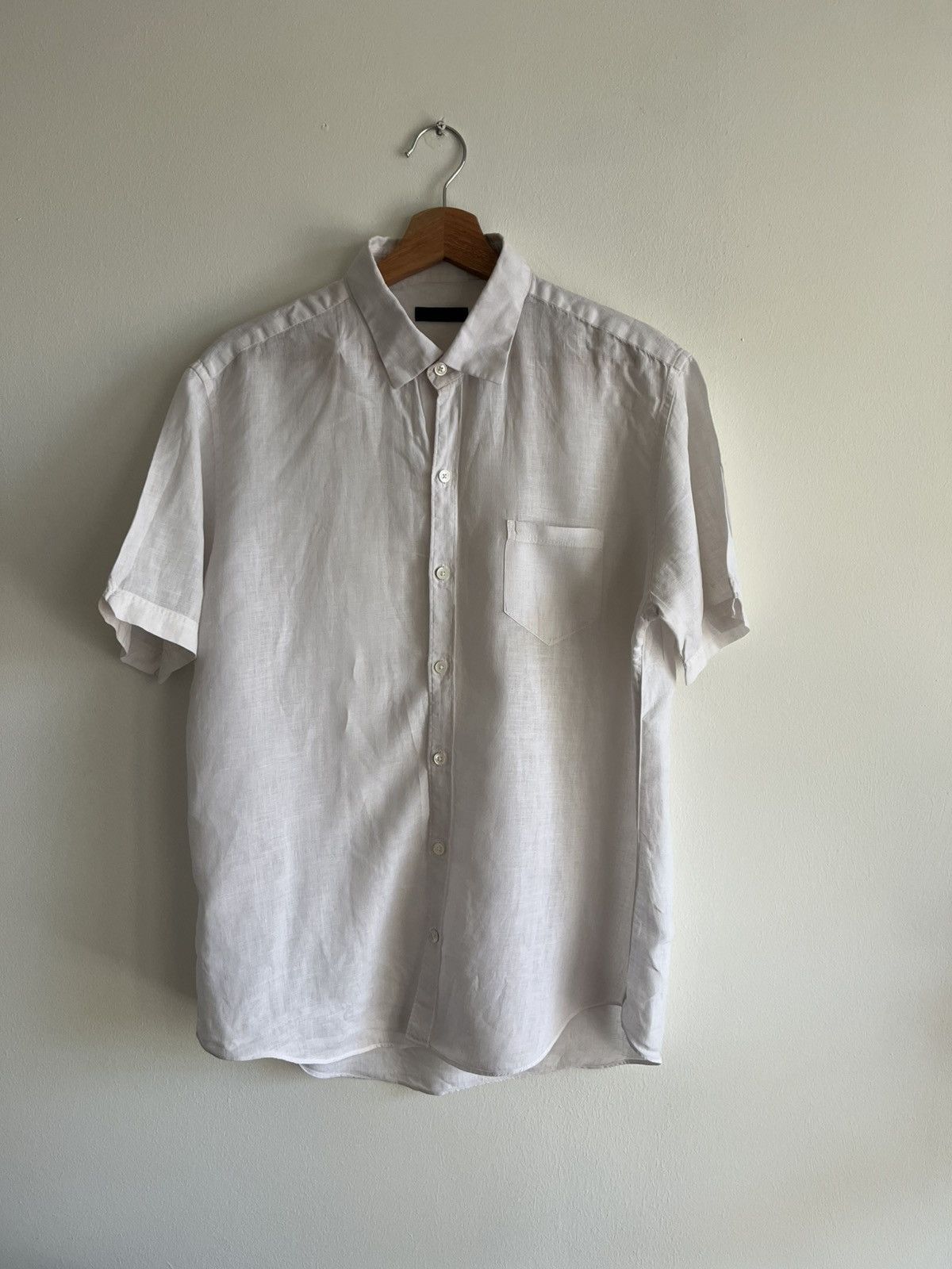 Zachary Prell Linen Button Our Legacy Ivy Prep Polo 80s 90s y2k Stussy Size US M / EU 48-50 / 2 - 5 Thumbnail