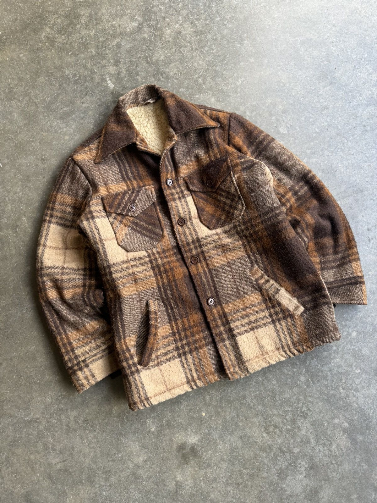 Pendleton 1970s Pendleton Style Sherpa Lined Fall Colored Flannel Size US S / EU 44-46 / 1 - 5 Thumbnail