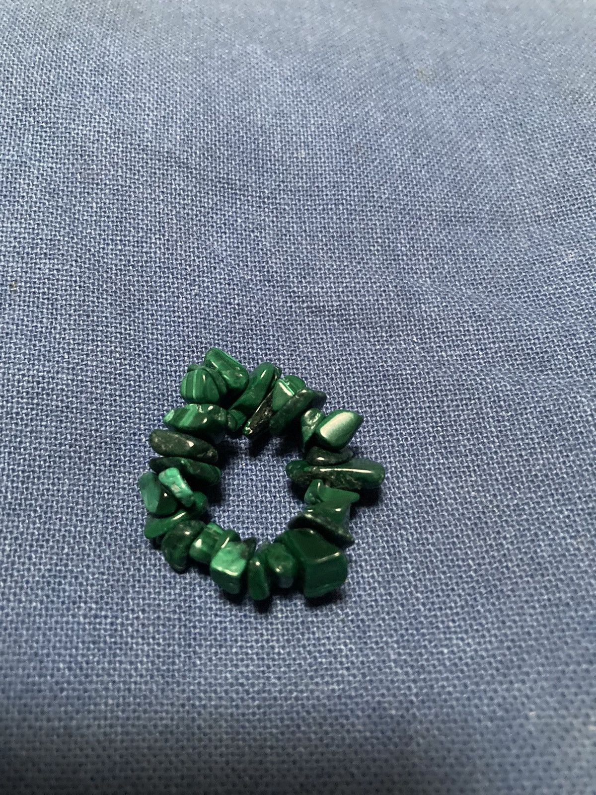 Other Malachite beaded ring handmade Size ONE SIZE - 1 Preview