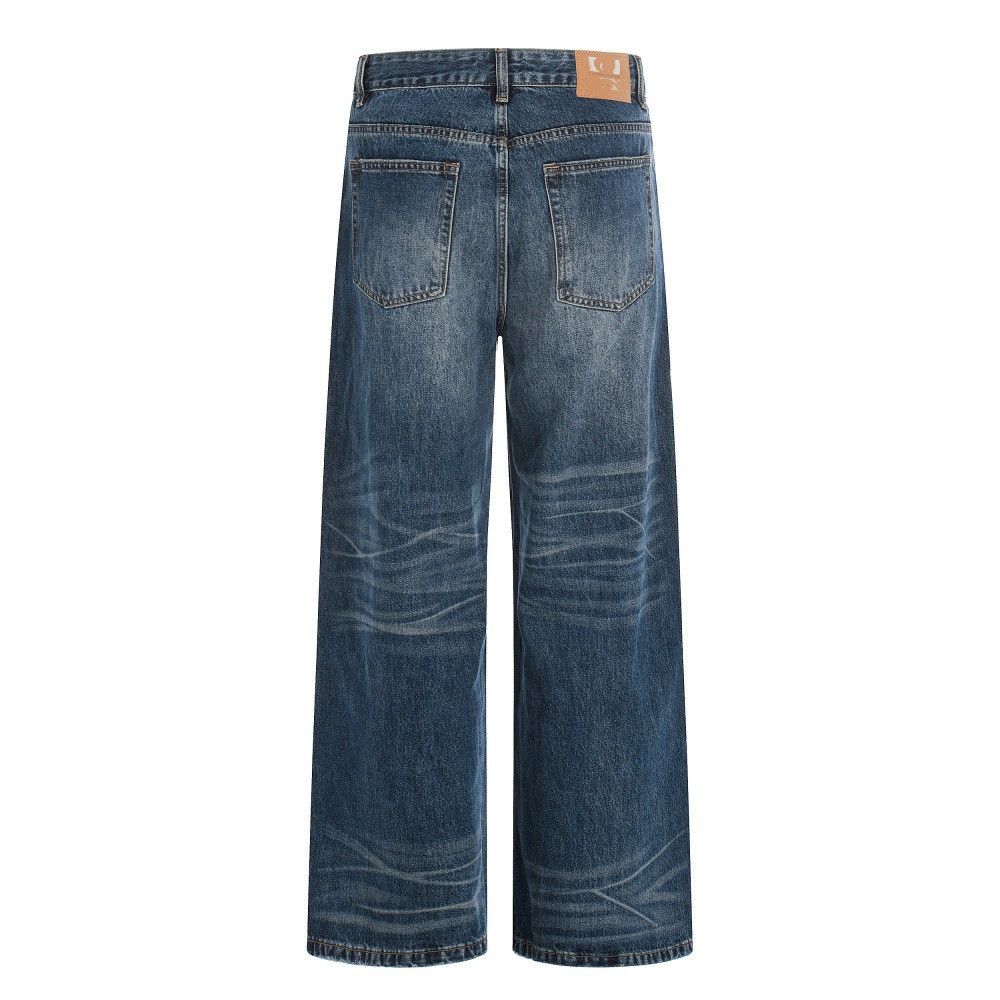 Vintage Retro street style punk distressed washed jeans Size US 32 / EU 48 - 2 Thumbnail