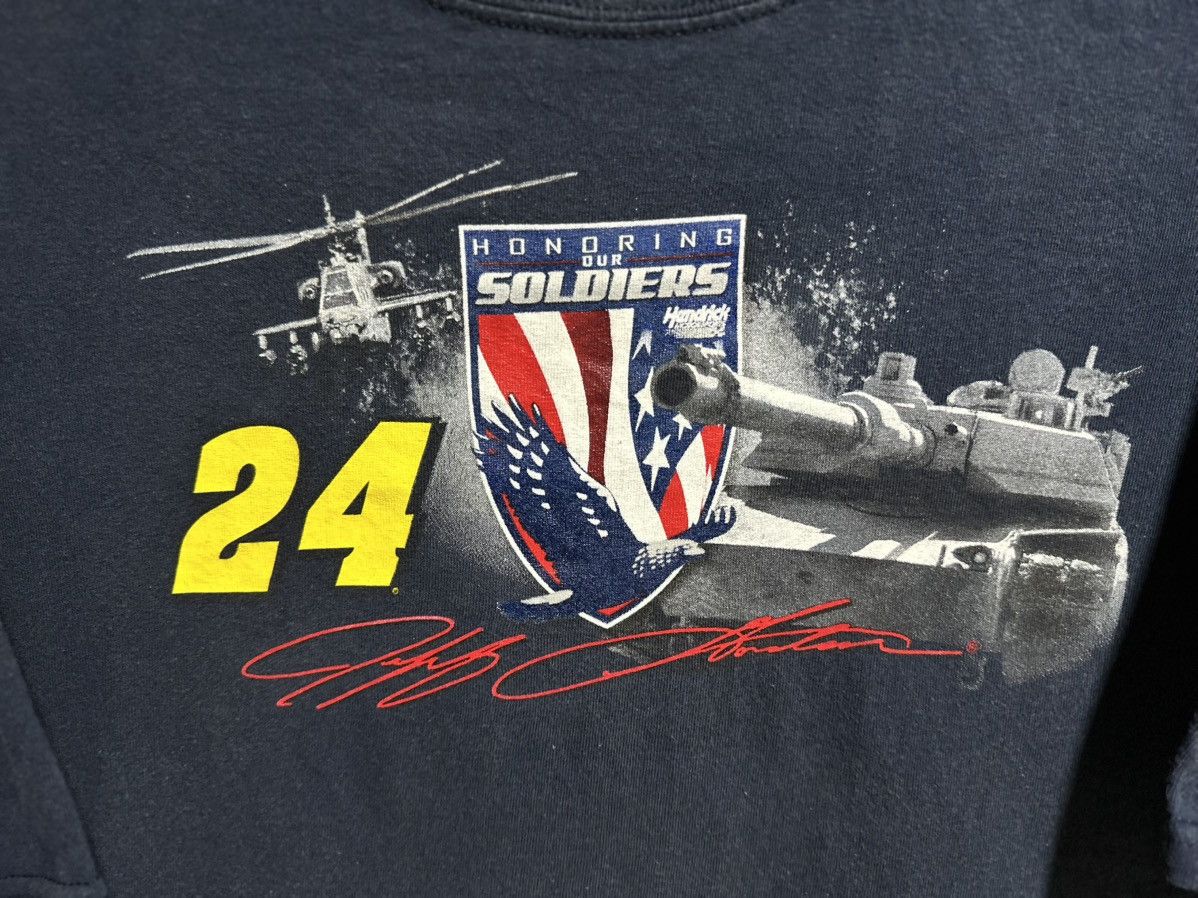 NASCAR × Vintage Nascar Jeff Gordon Honoring Our Soldiers Shirt Size US XL / EU 56 / 4 - 3 Thumbnail