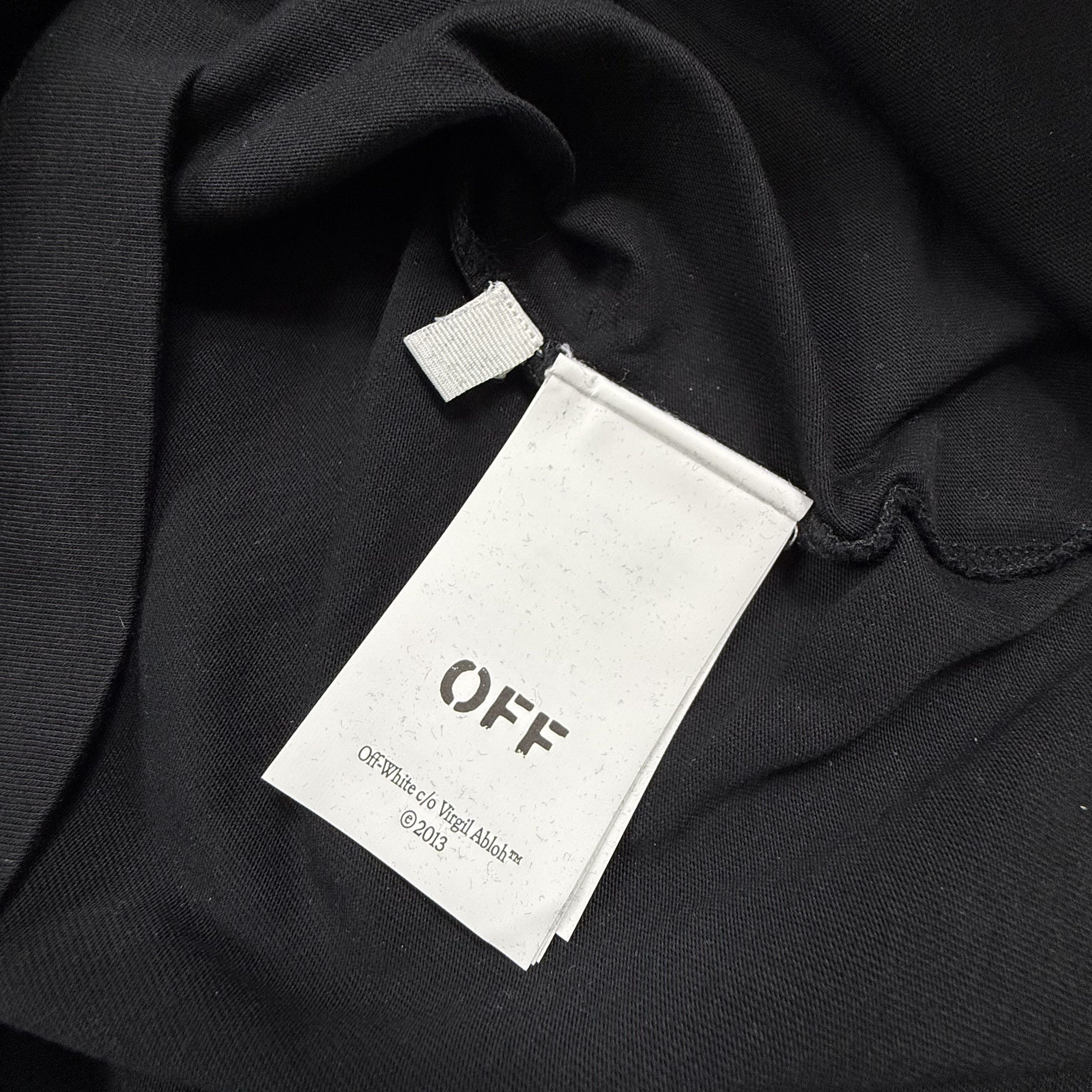 Off-White Off-White Virgil Abloh Black Measuring Tape Arrow shirt Size US XL / EU 56 / 4 - 8 Thumbnail