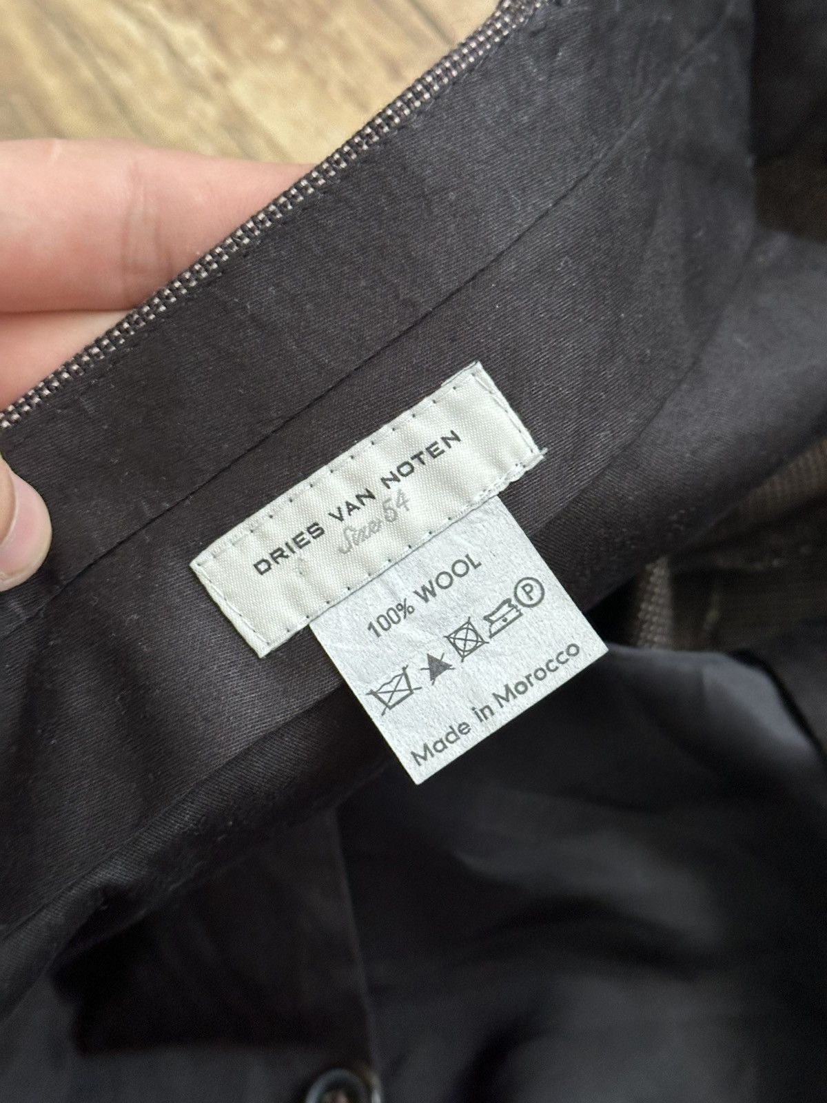 Dries Van Noten Dries Van Noten Wool Pants Trousers Size US 38 / EU 54 - 11 Thumbnail