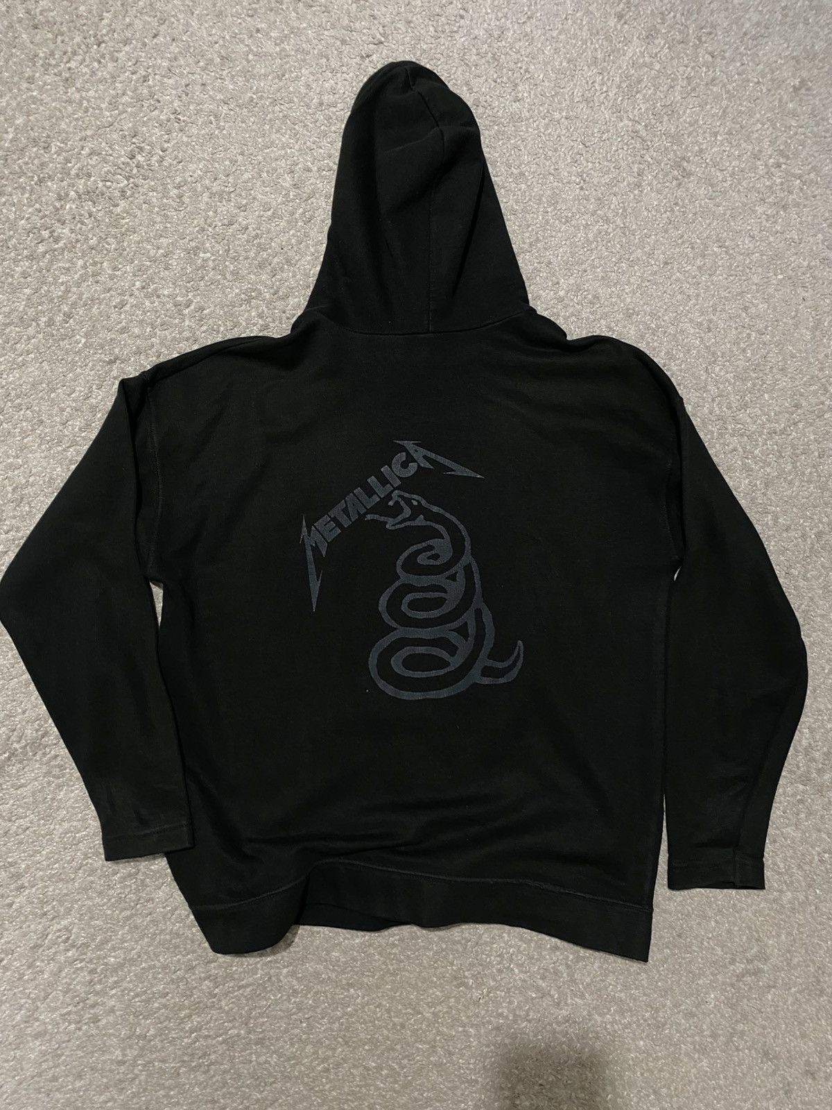Band Tees × Metallica × Vintage Metallica Snake Hoodie L Boxy Fit vintage metal alternative Size US L / EU 52-54 / 3 - 13 Thumbnail