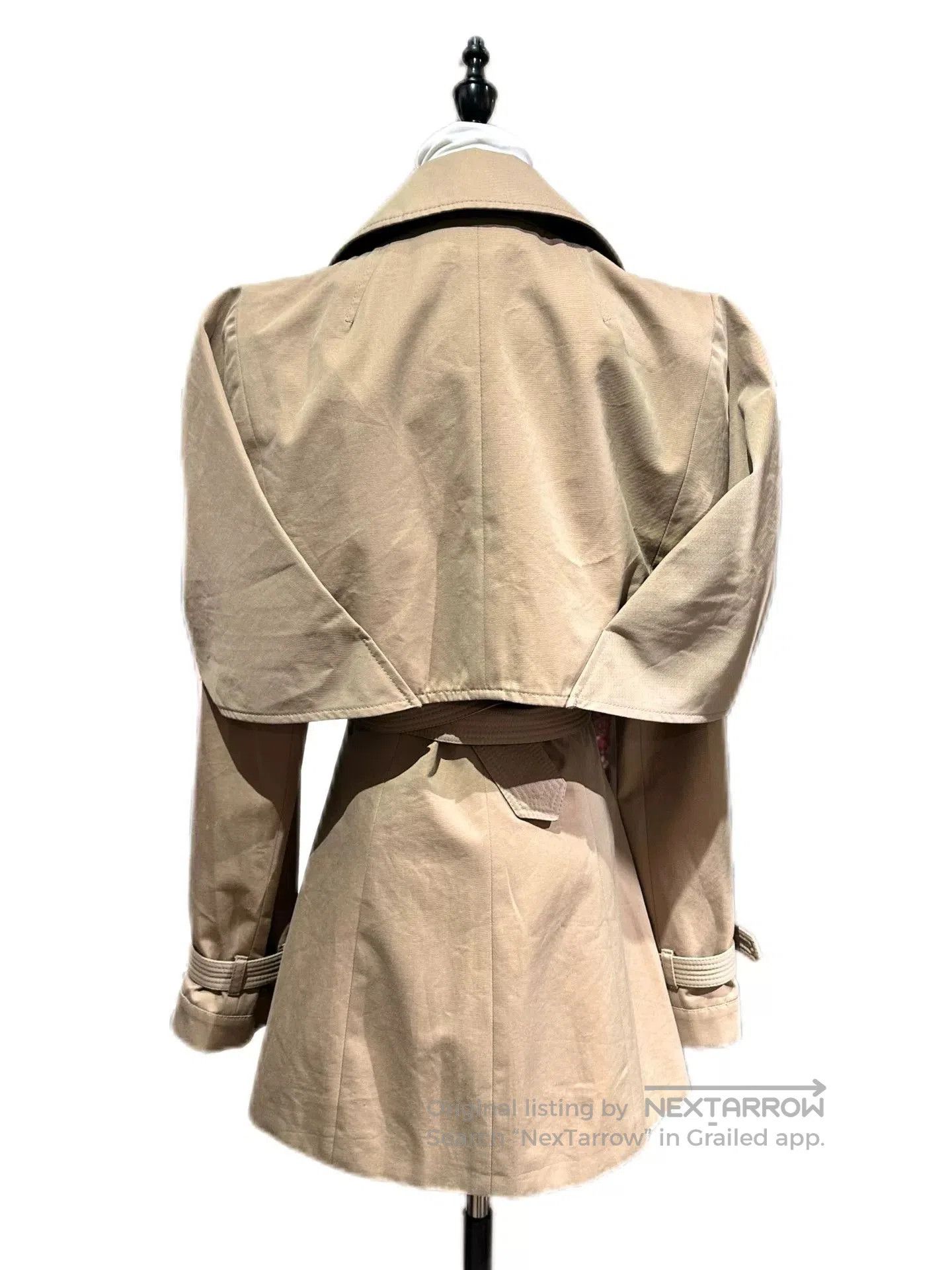 Alexander McQueen Alexander McQueen Cape Trench Coat. Size S / US 4 / IT 40 - 3 Thumbnail