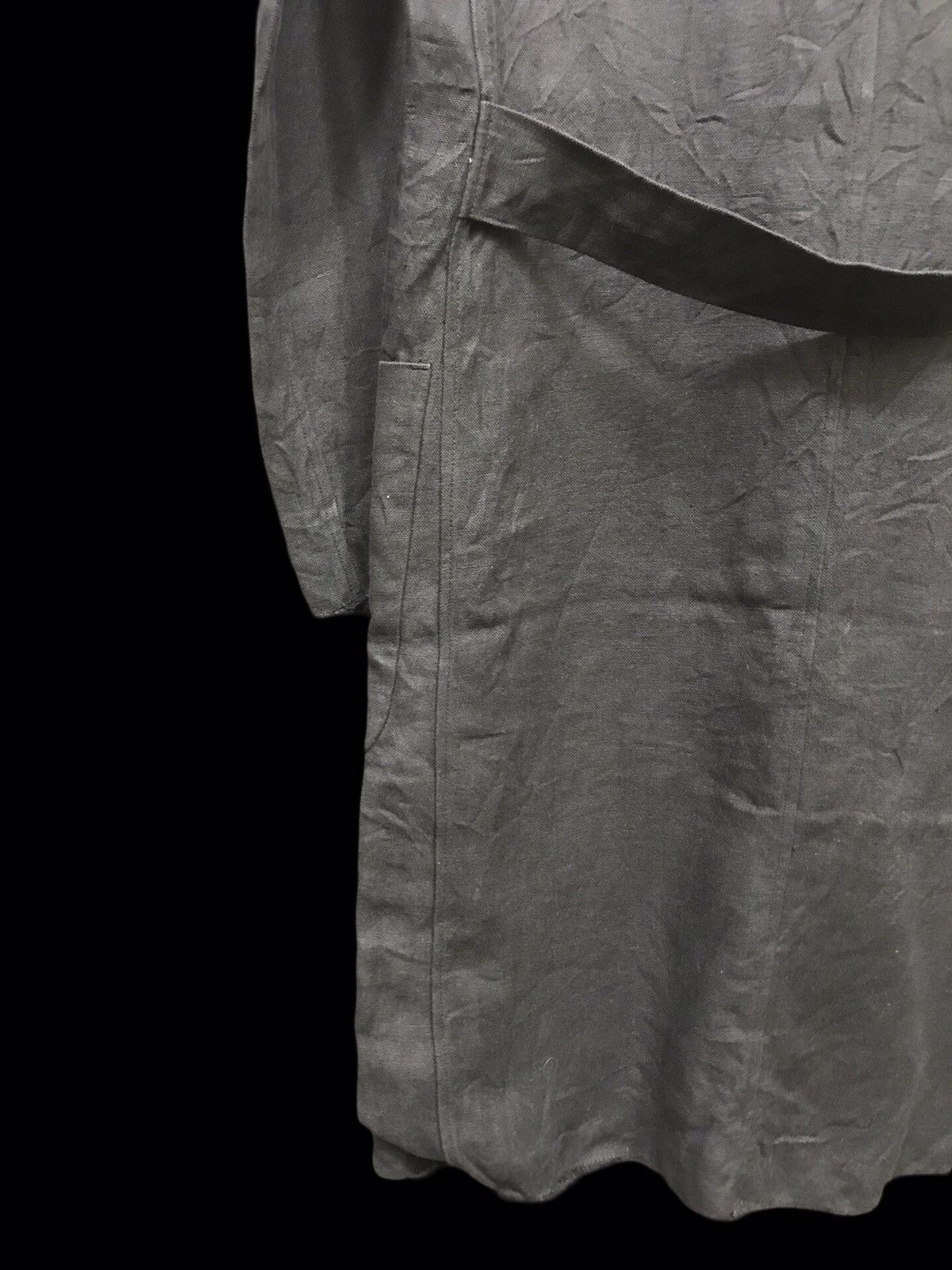 wjk 💥MINIMALIST STYLE💥wjk Japan Designer Linen Long Coat Size US L / EU 52-54 / 3 - 11 Thumbnail